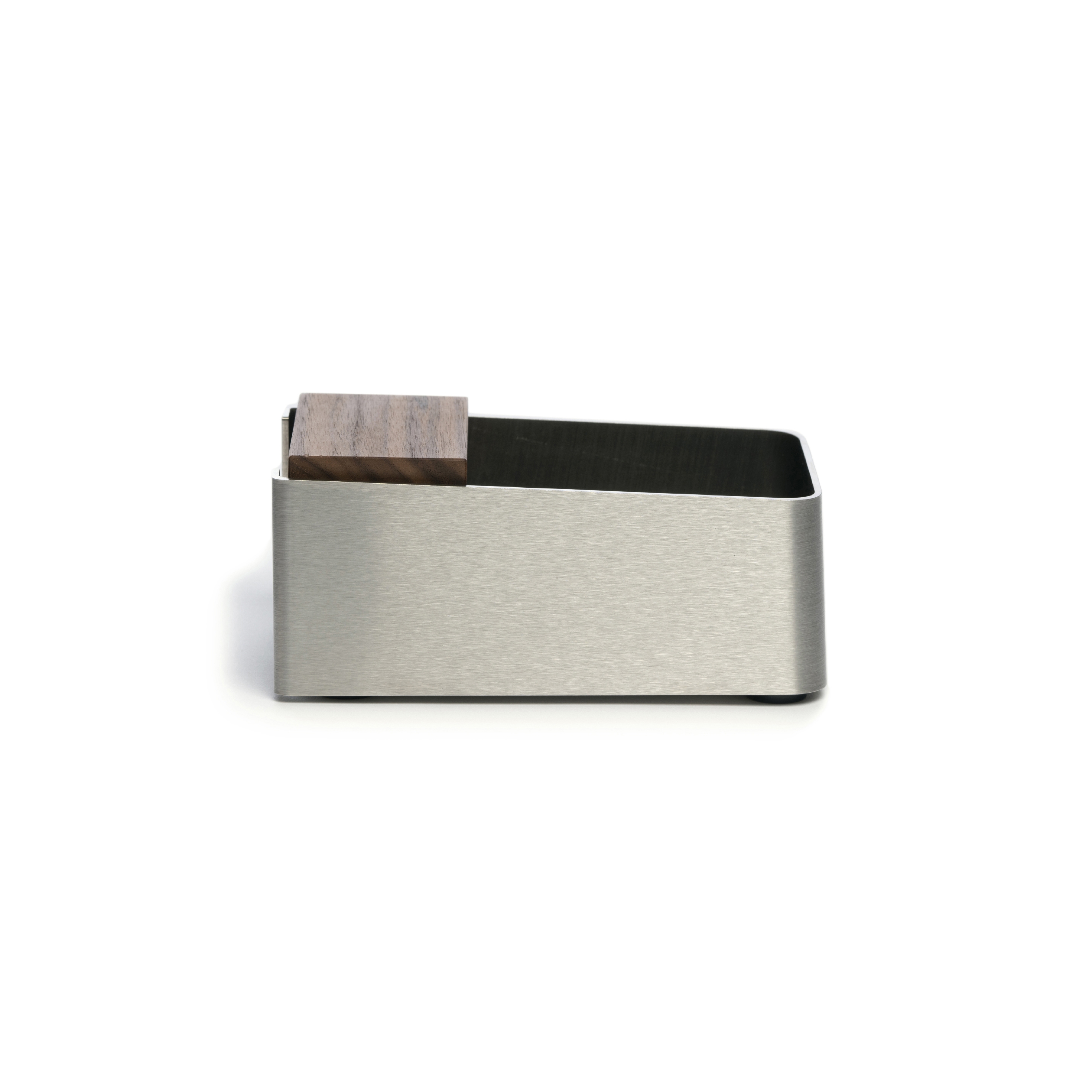 Mostra il prodotto Knockbox in stainless steel and nut wood del produttore Zuriga