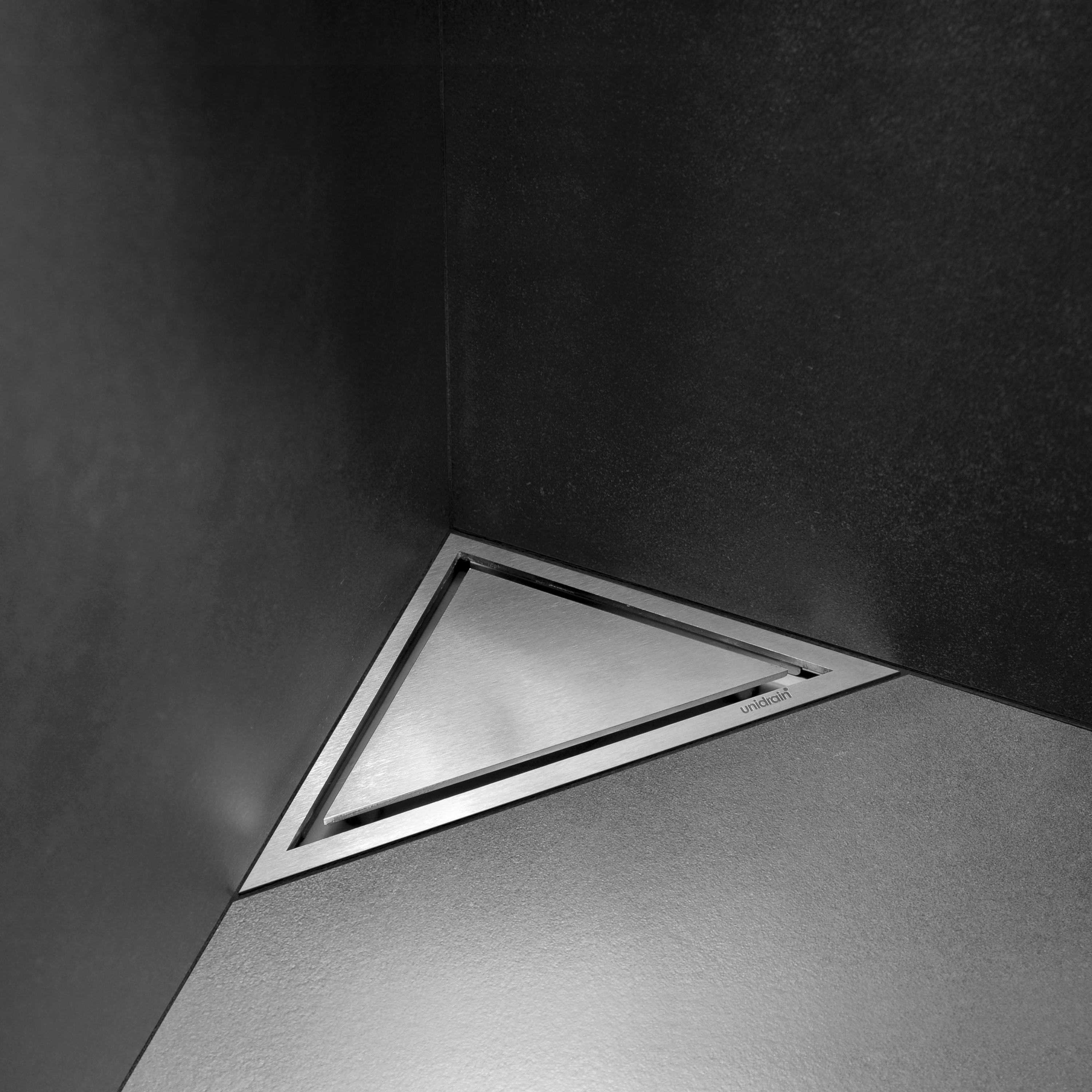 Display product HighLine | Corner drain - Panel with frame from manufacturer Unidrain