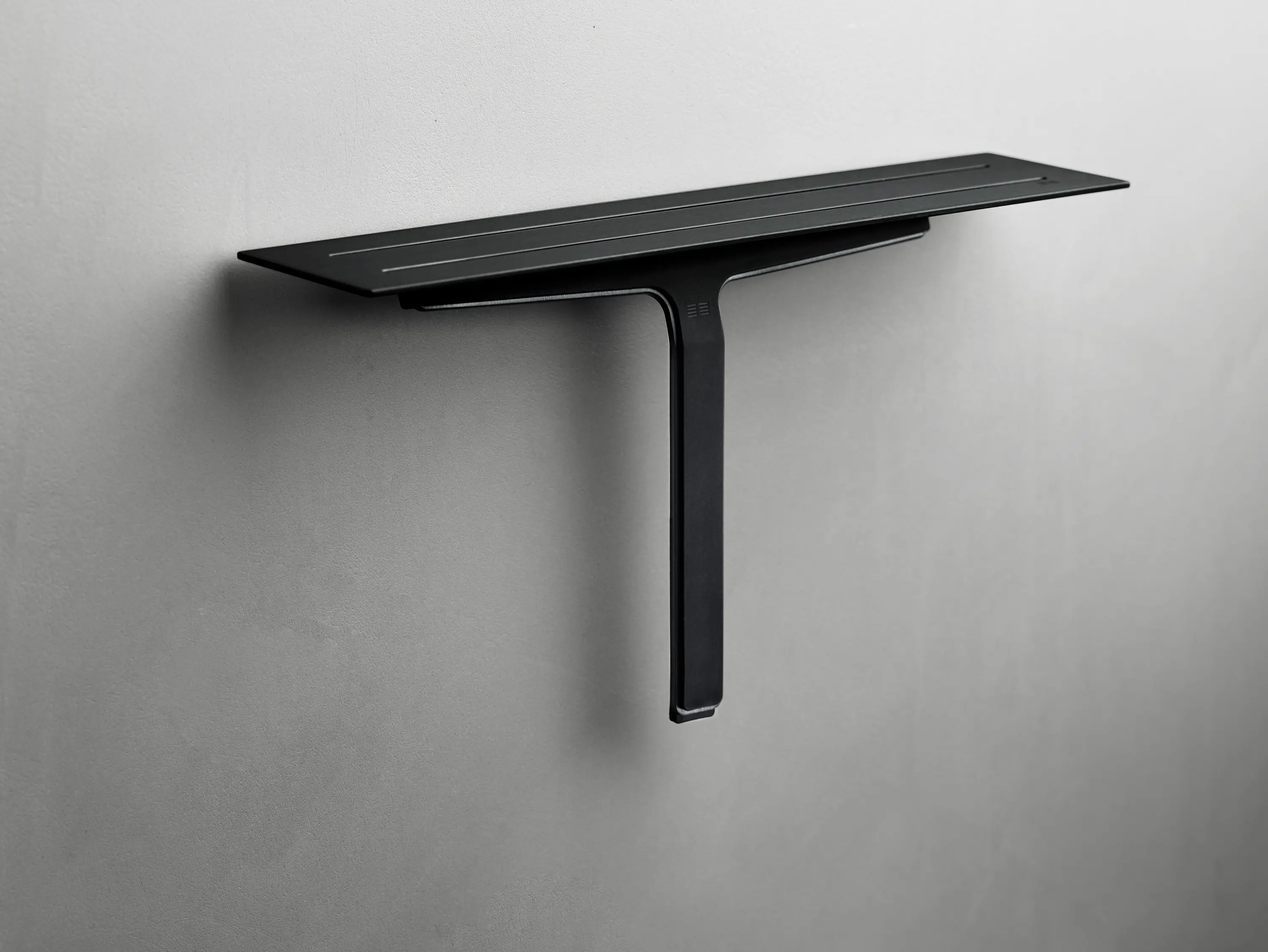 Unidrain - Reframe Collection | Soap shelf and shower wiper - black
