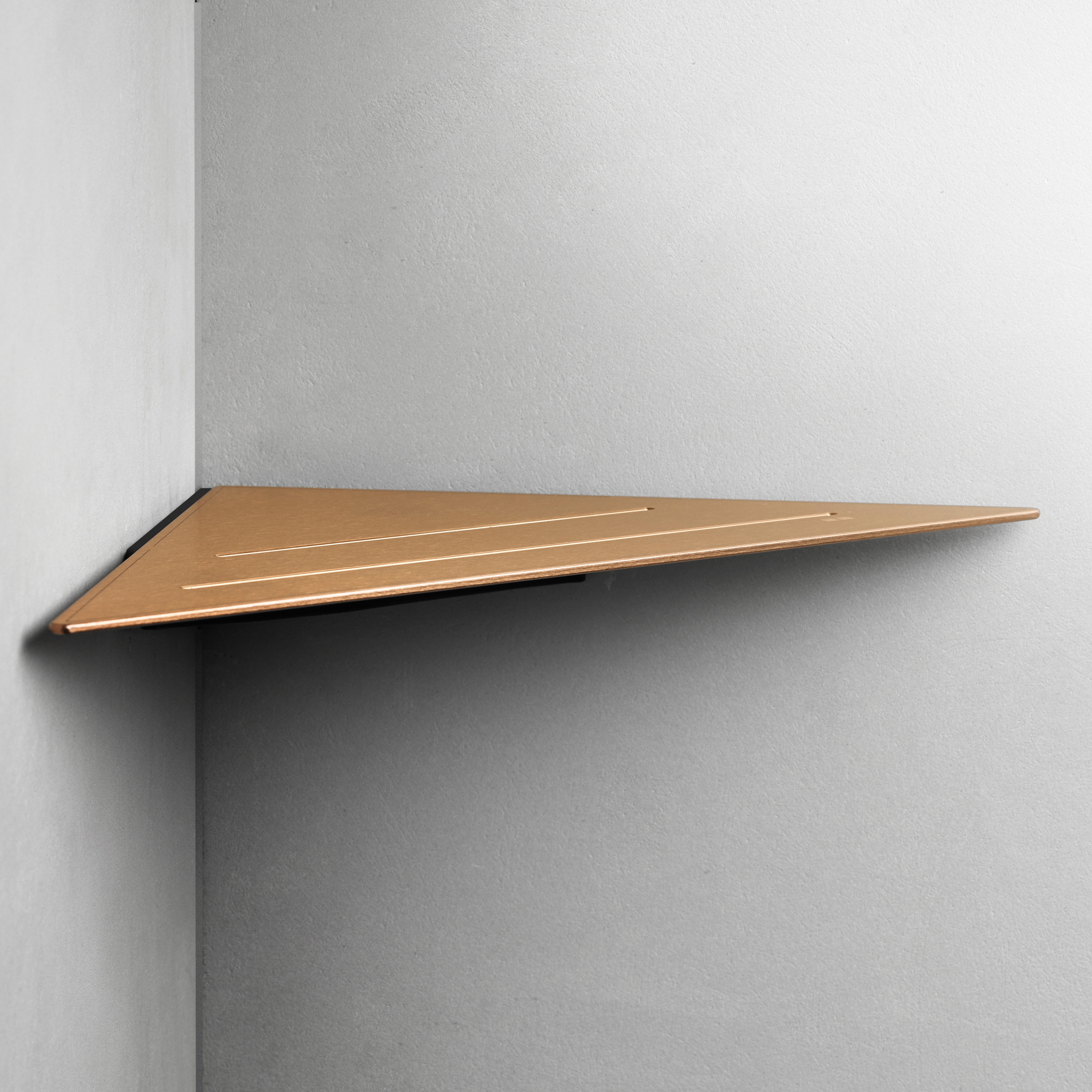 Reframe Collection | Corner shelf - copper