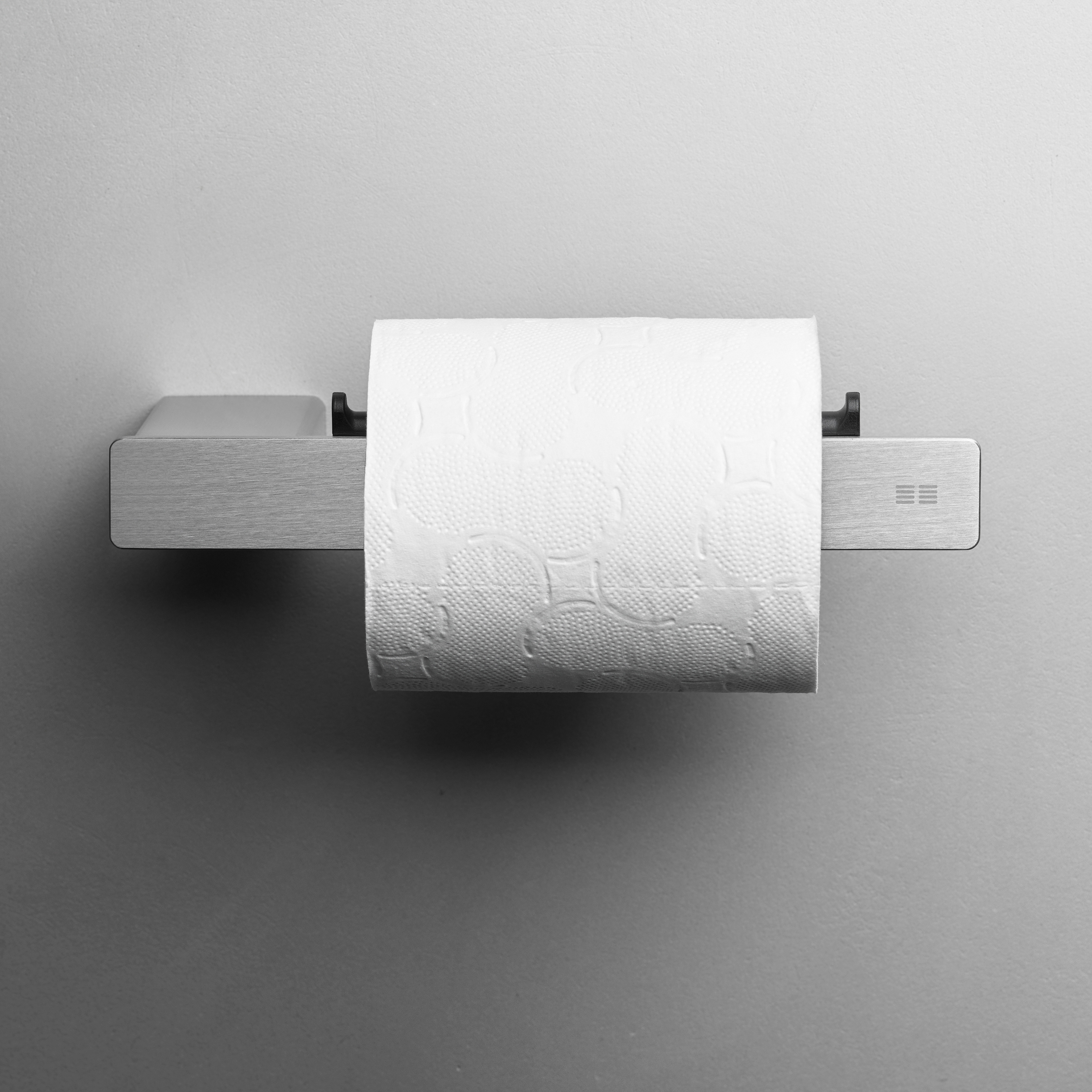 Reframe Collection | Toilet paper holder - brushed steel