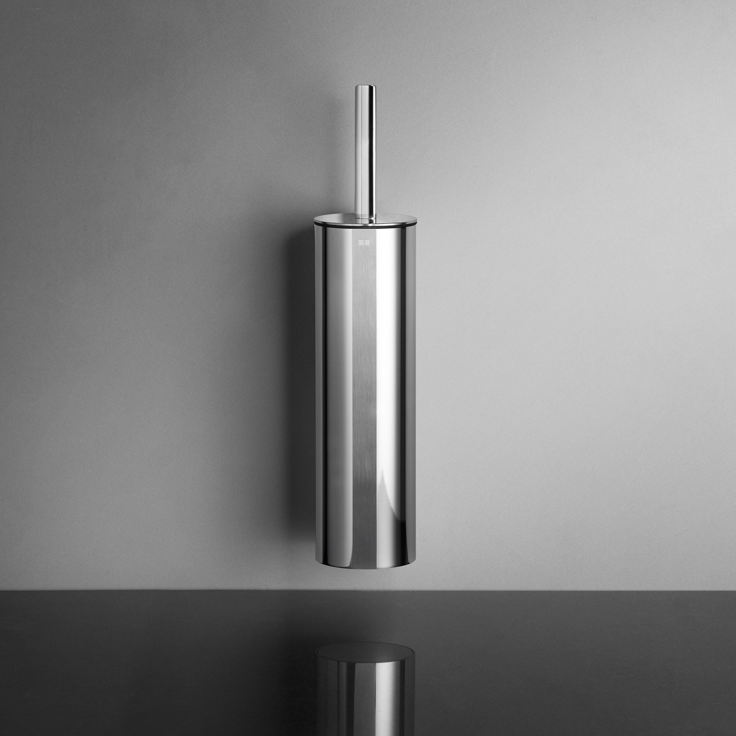 Display product Reframe Collection | Toilet brush, wall - polished steel from manufacturer Unidrain