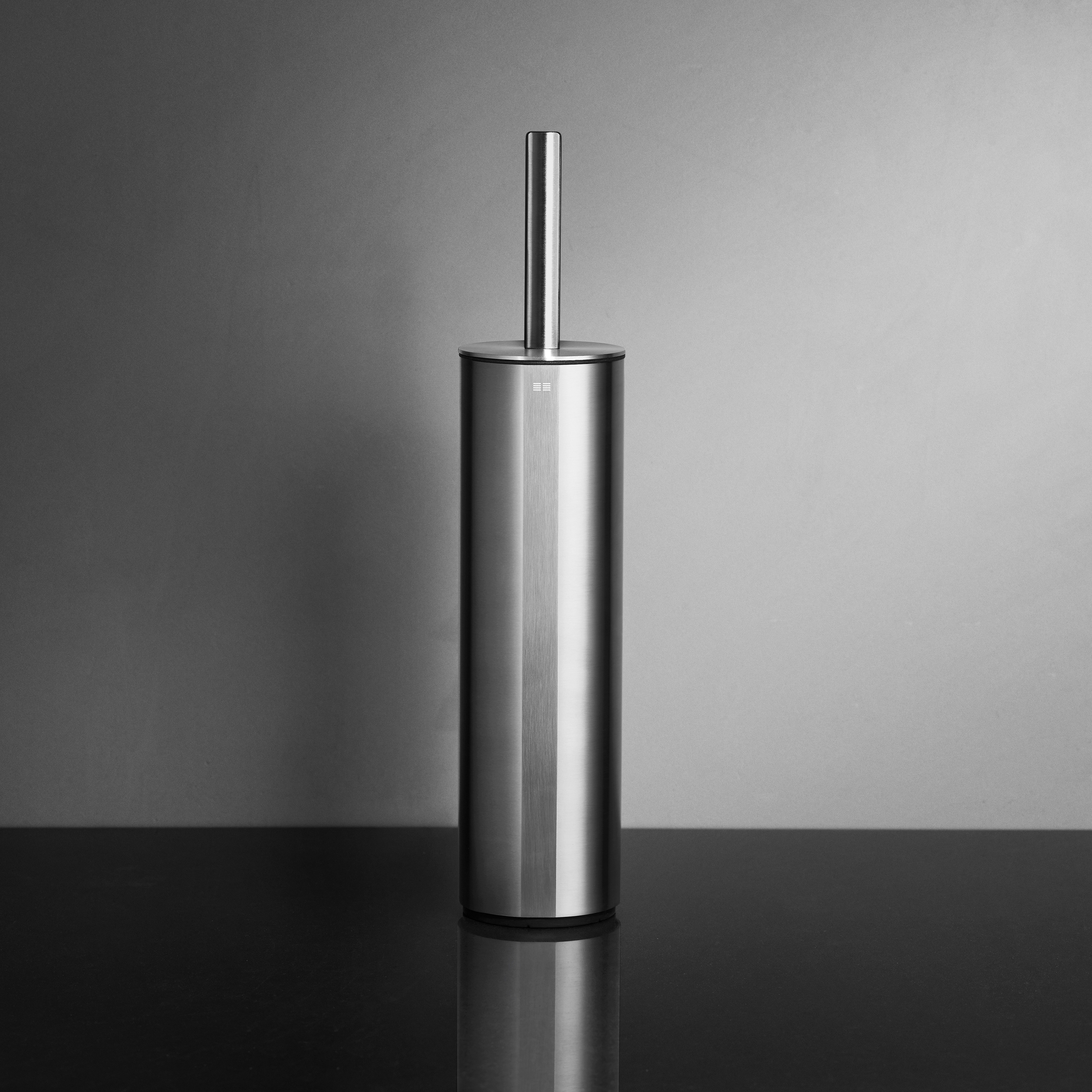 Reframe Collection | Toilet brush, floor - brushed steel