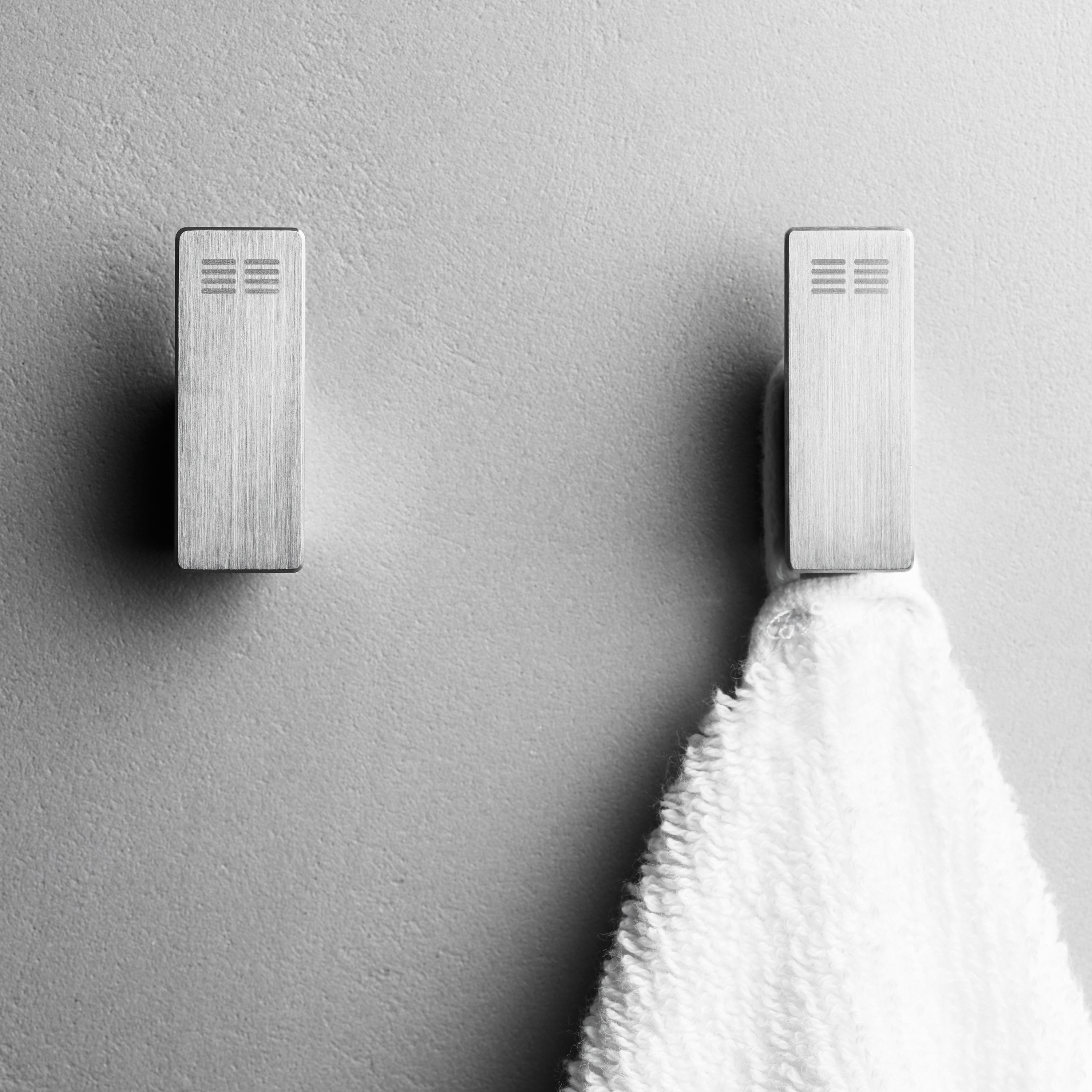 Display product Reframe Collection | Hooks - brushed steel from manufacturer Unidrain