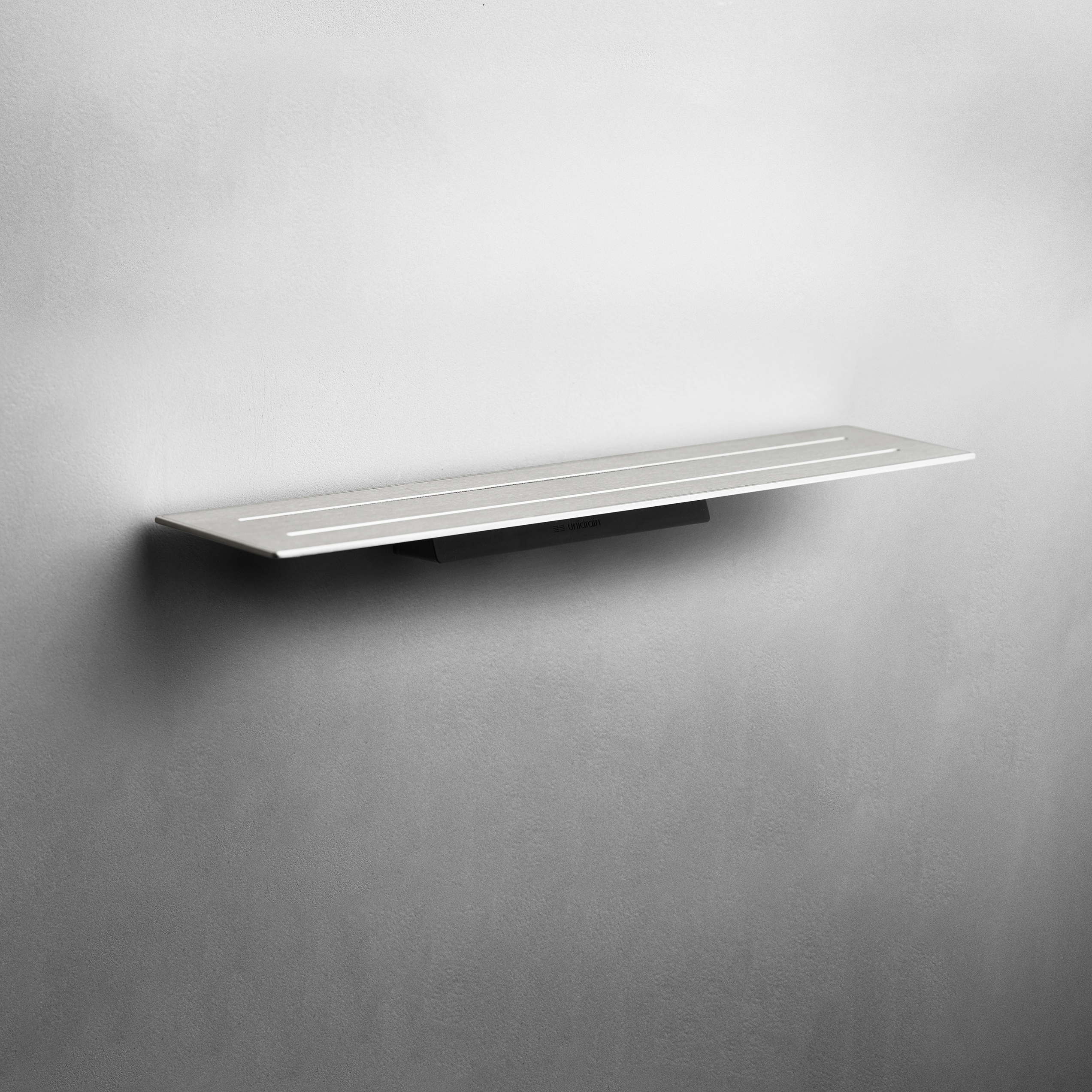 Reframe Collection I Soap shelf I Brushed steel