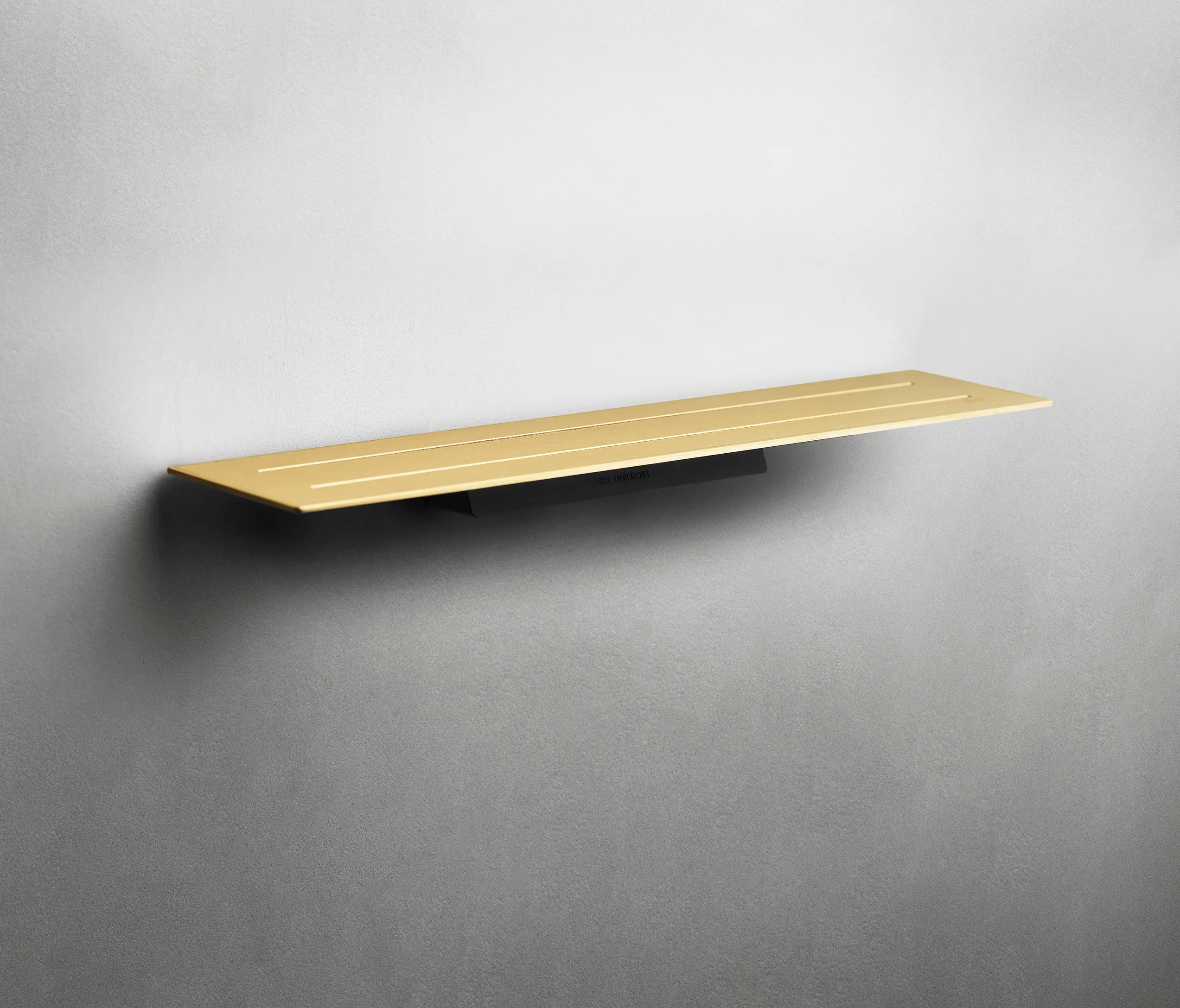 Unidrain - Reframe Collection I Soap shelf I Brass