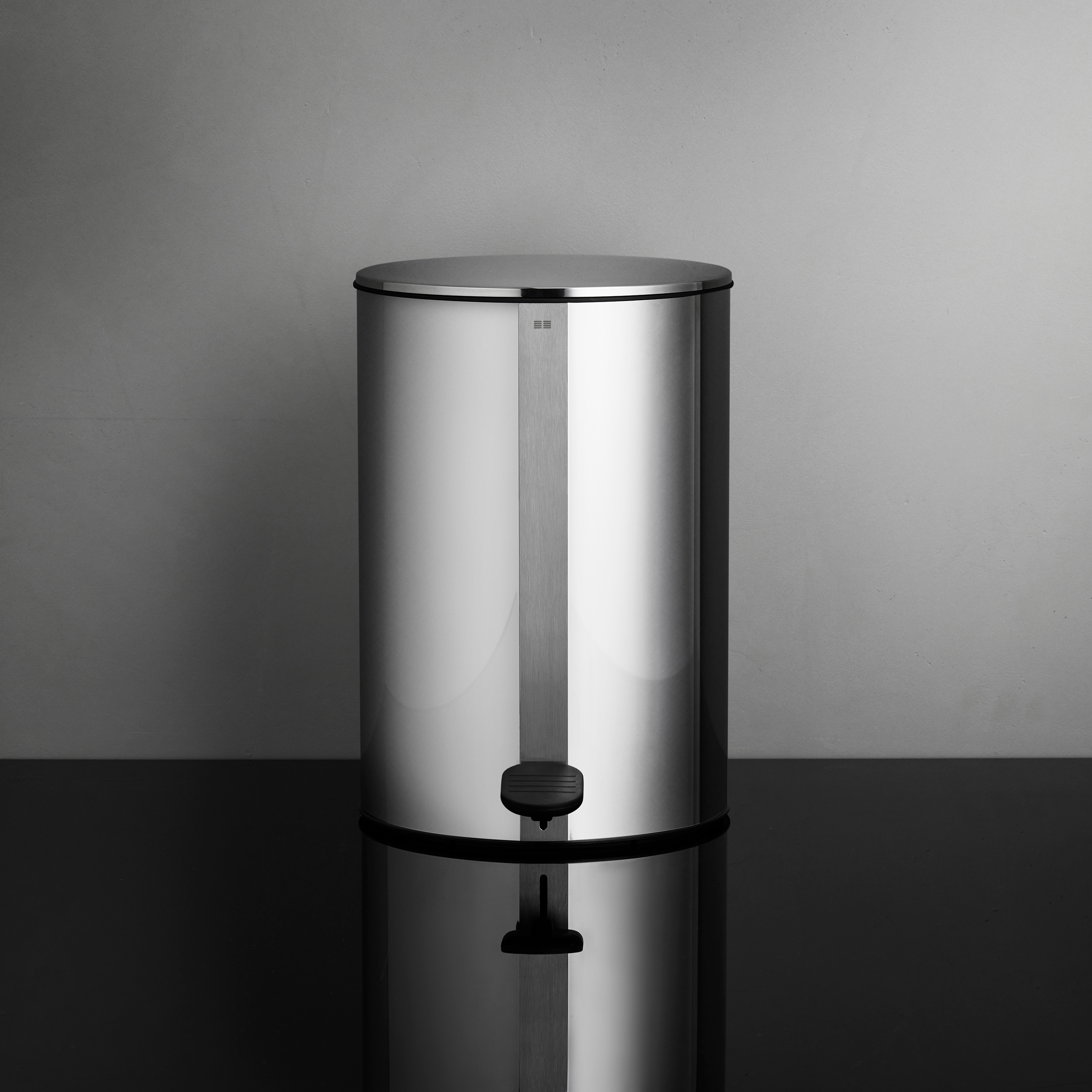 Reframe Collection | Pedal bin - polished steel