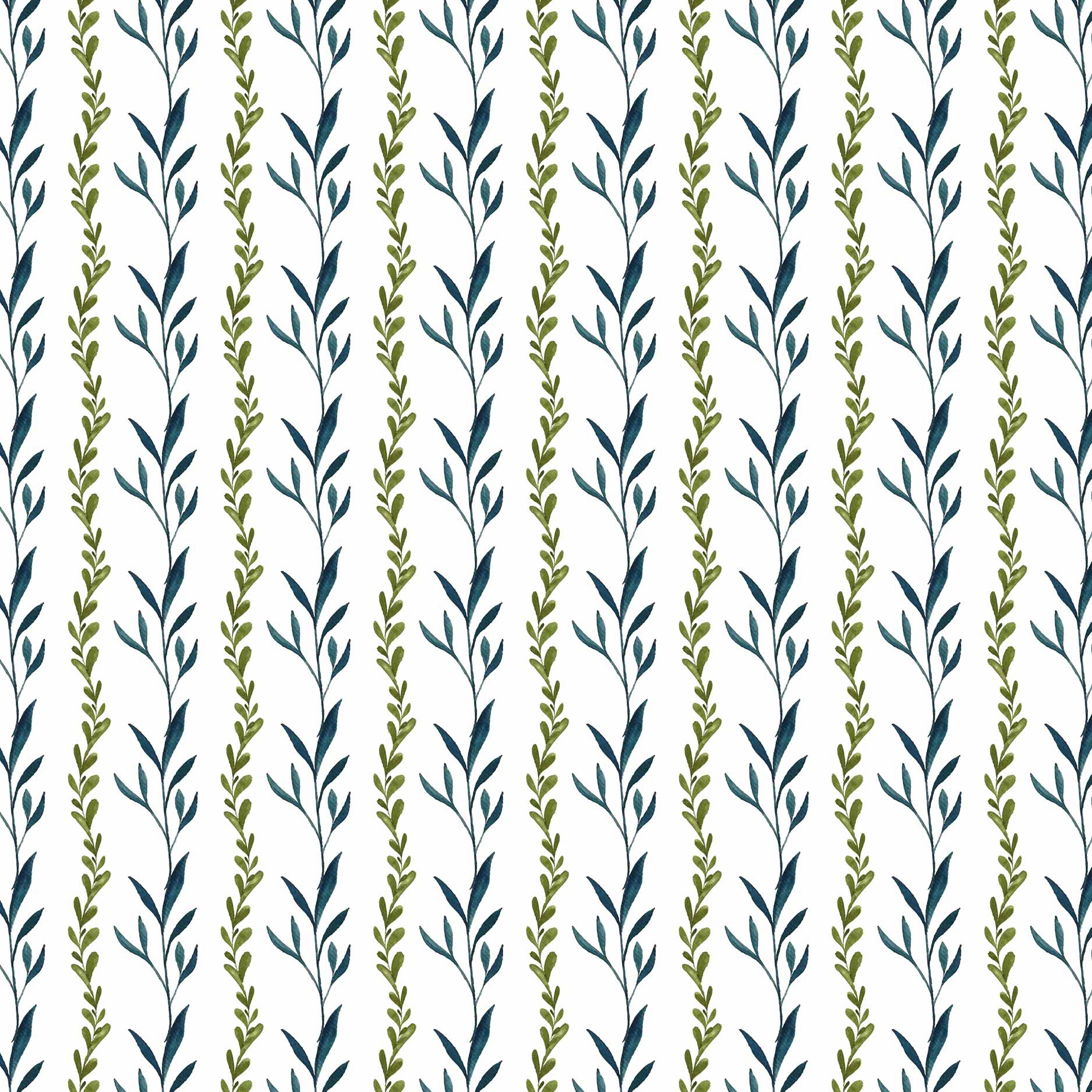 Delicate Foliage Stripes