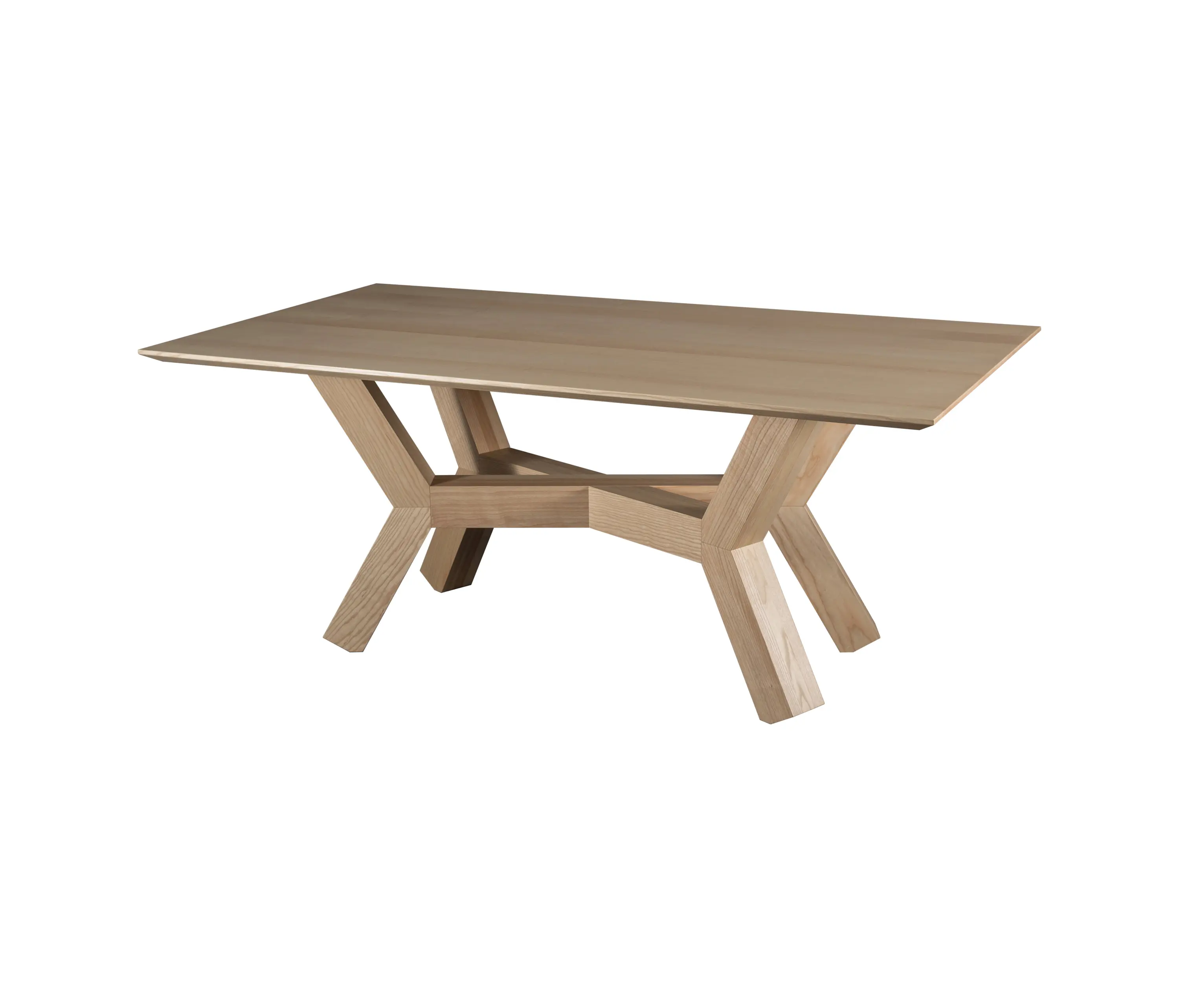 Editions LS - Dinner Table Tertius in Solid Ash