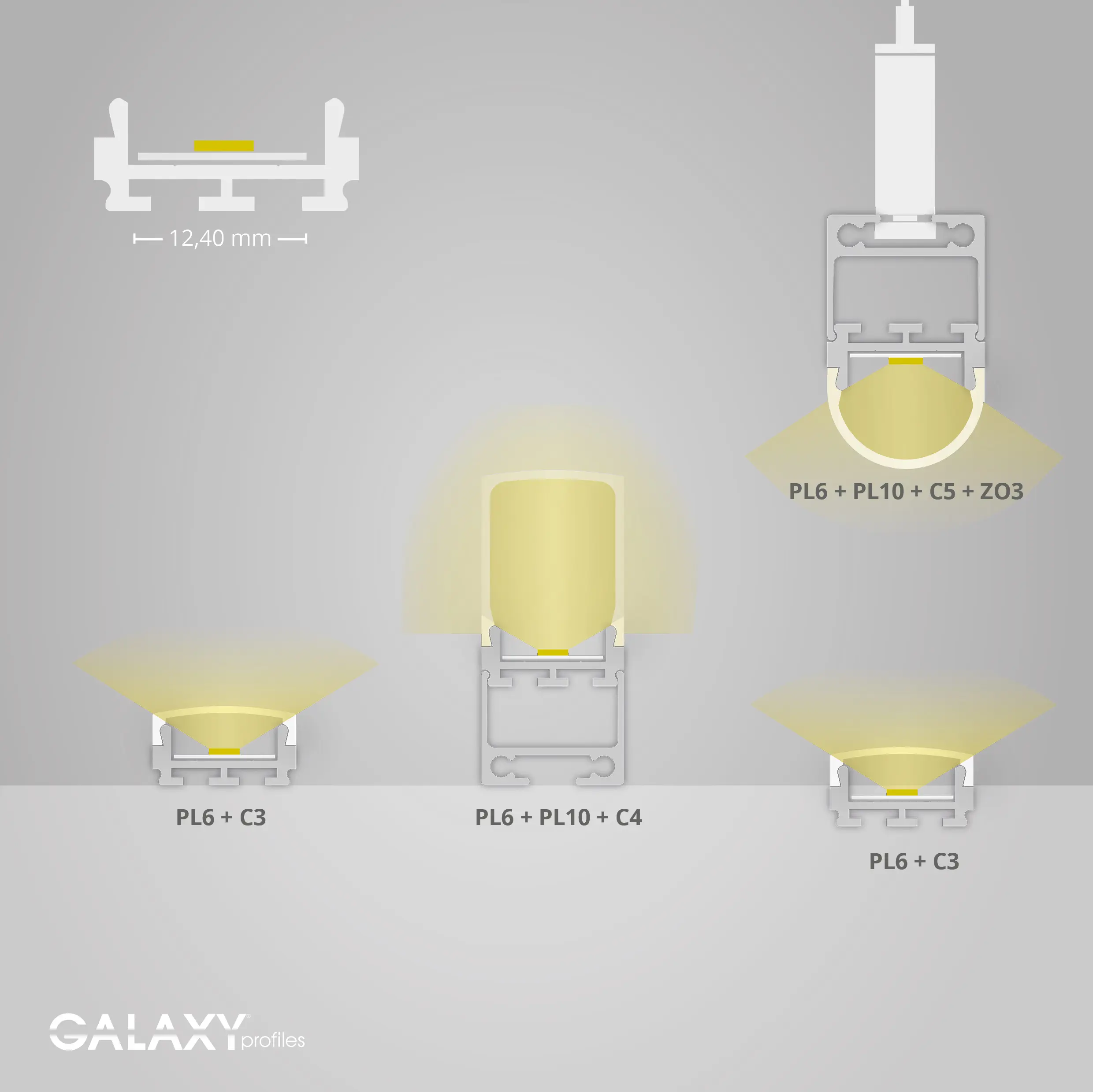 Galaxy Profiles - PL6 series | End cap E17