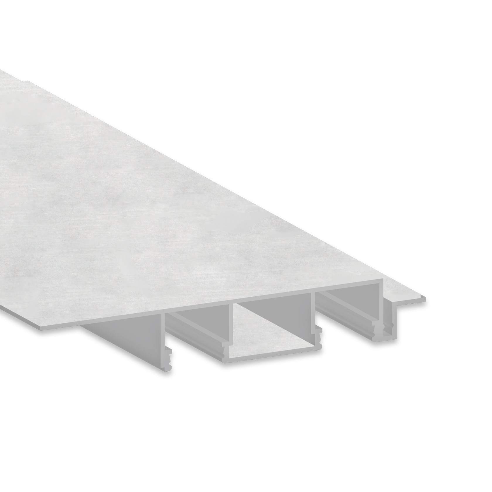 Display product TBP1.1 series | Profile TBP1.1 silver 200 cm from manufacturer Galaxy Profiles