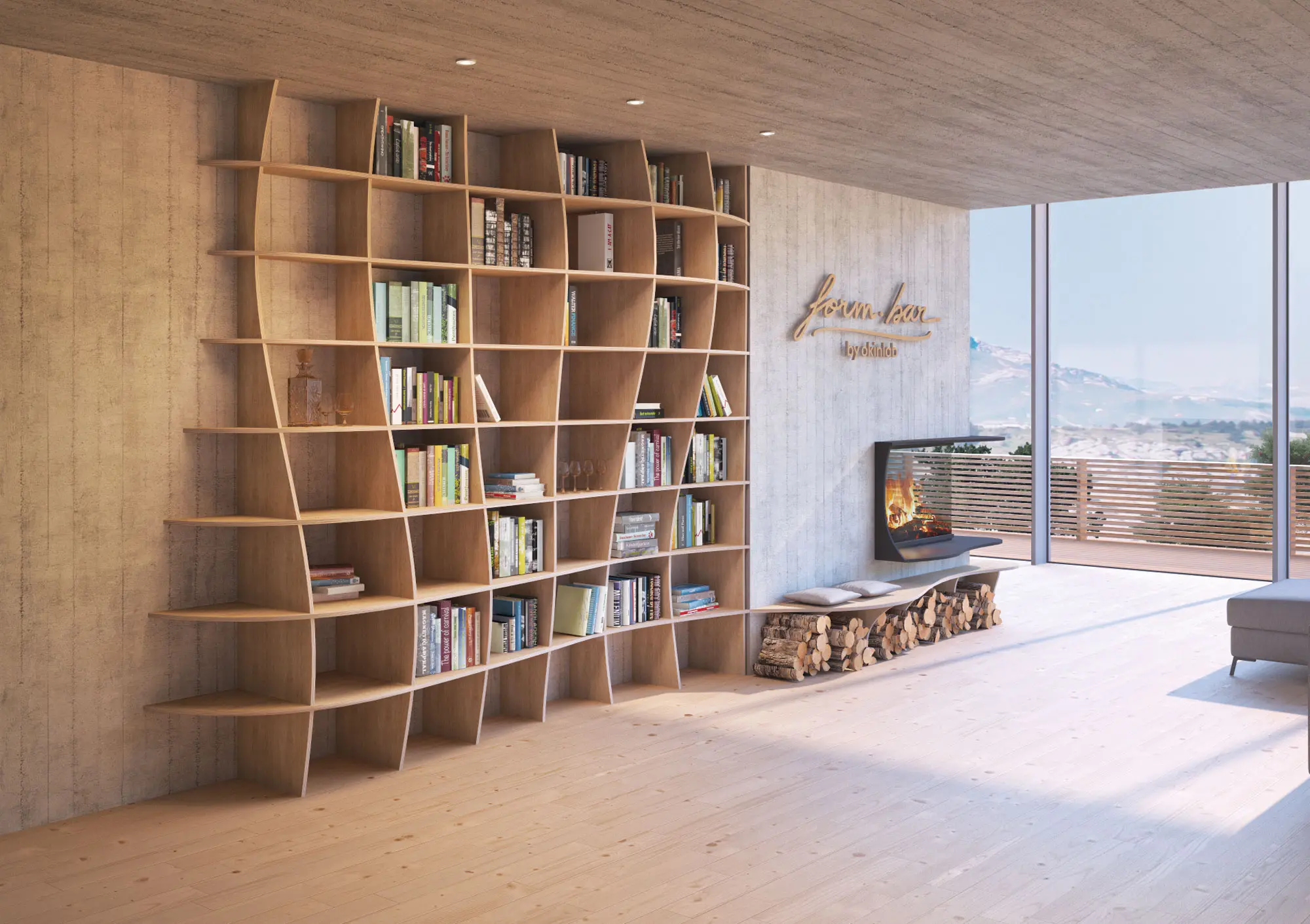 form.bar - book shelf | Charlotta