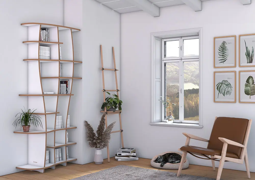form.bar - book shelf | Charlotta S