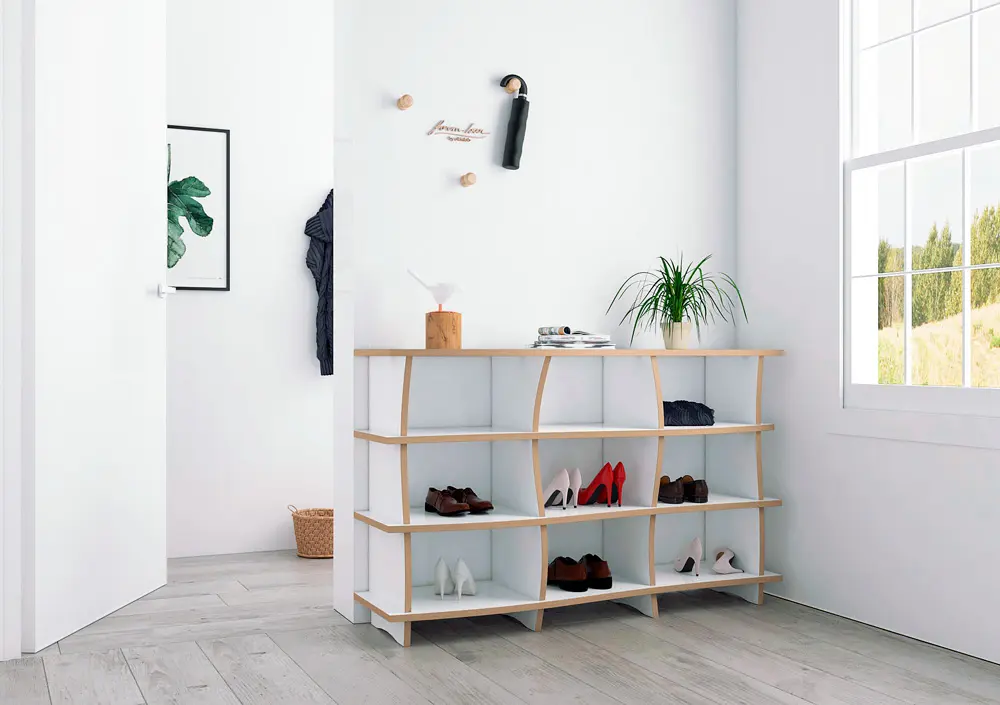 form.bar - shoe shelf | Sensa