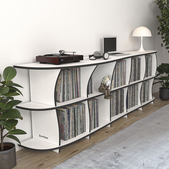 Afficher le produit vinyl record shelf | Erika du fabricant form.bar