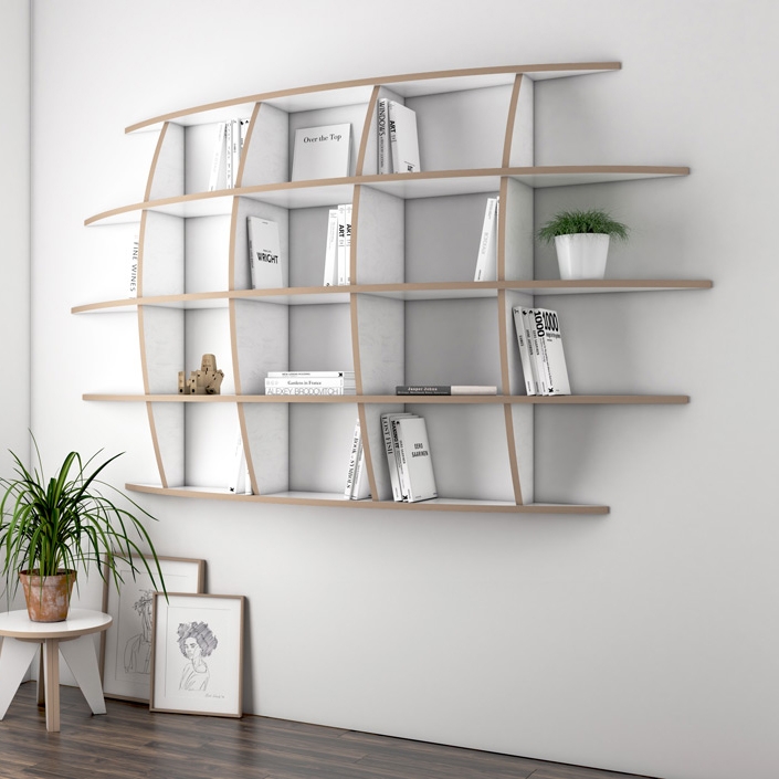 Display product wall shelf | Iris from manufacturer form.bar