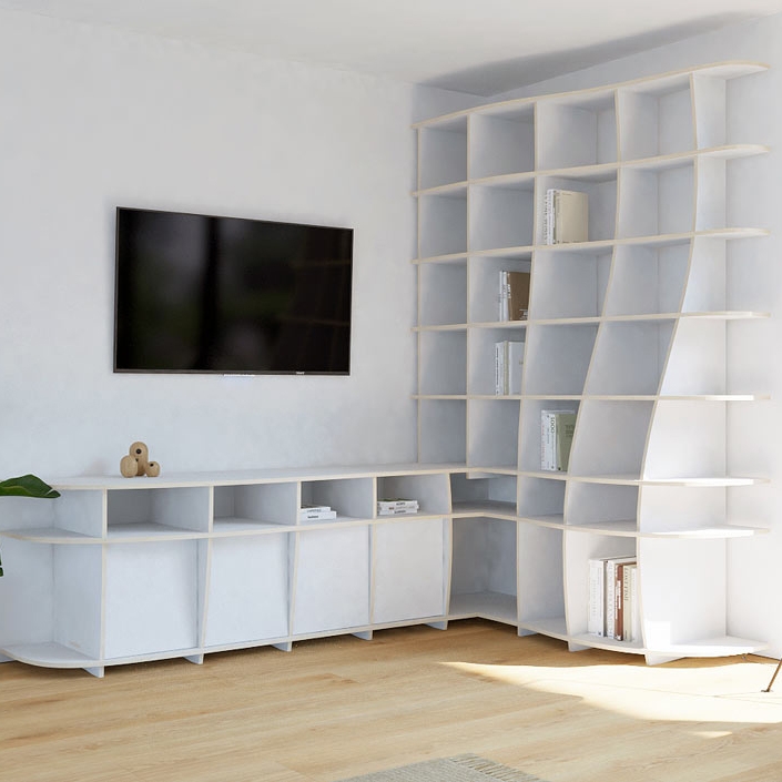 Mostrar el producto TV-corner shelf | Letana del fabricante form.bar