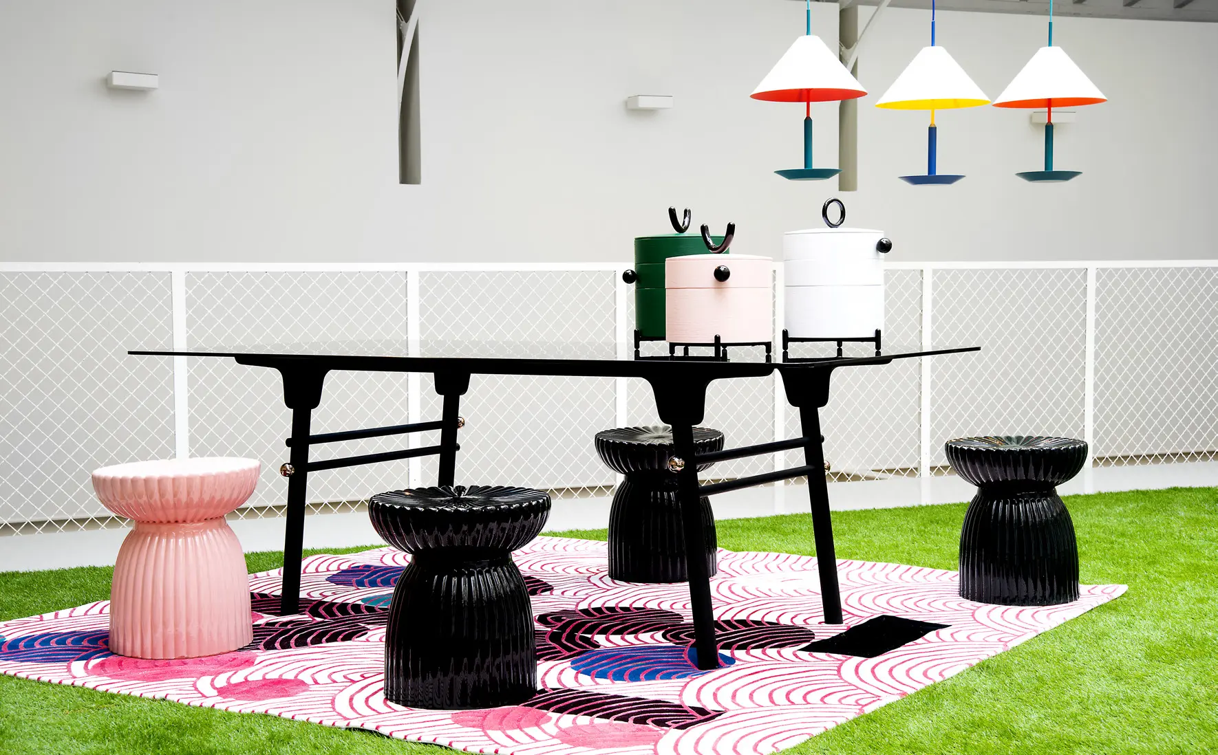 Maison Dada - DU ROY | Ceramic Stool | Black