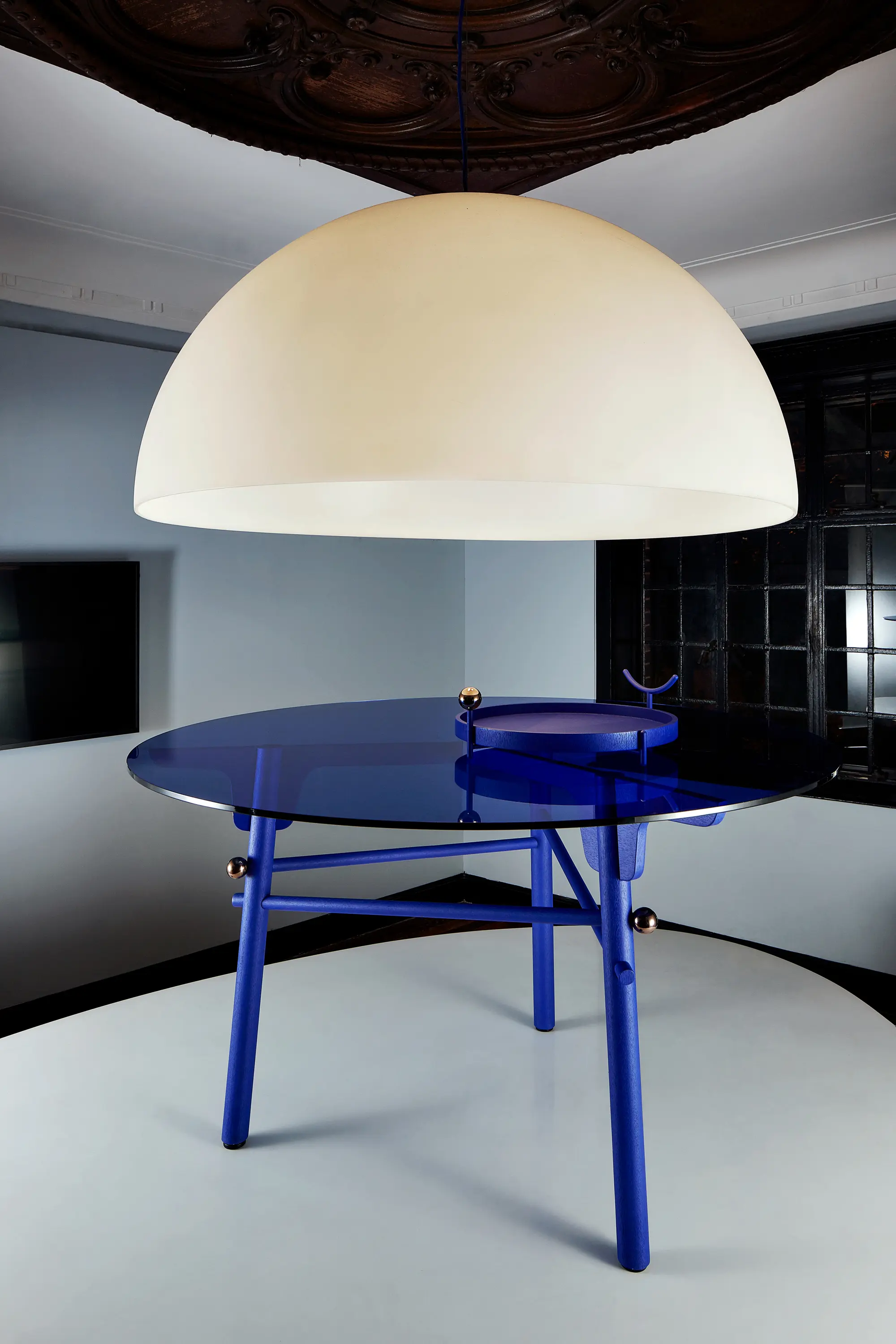 Maison Dada - PARIS MING | Rectangular Dining Table | Blue Indigo
