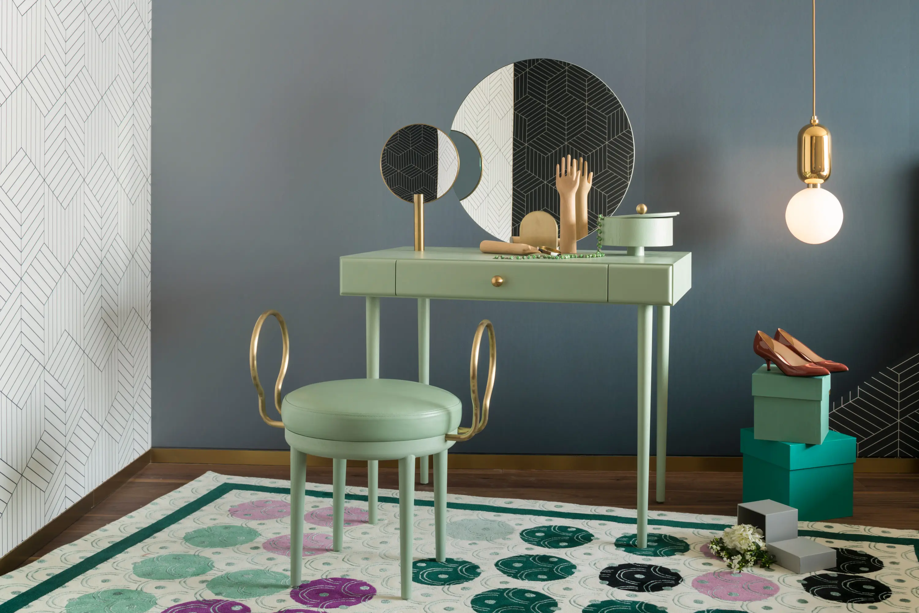 Maison Dada - SÉLAVY WALL CONSOLE | Wall Console | Green Celadon