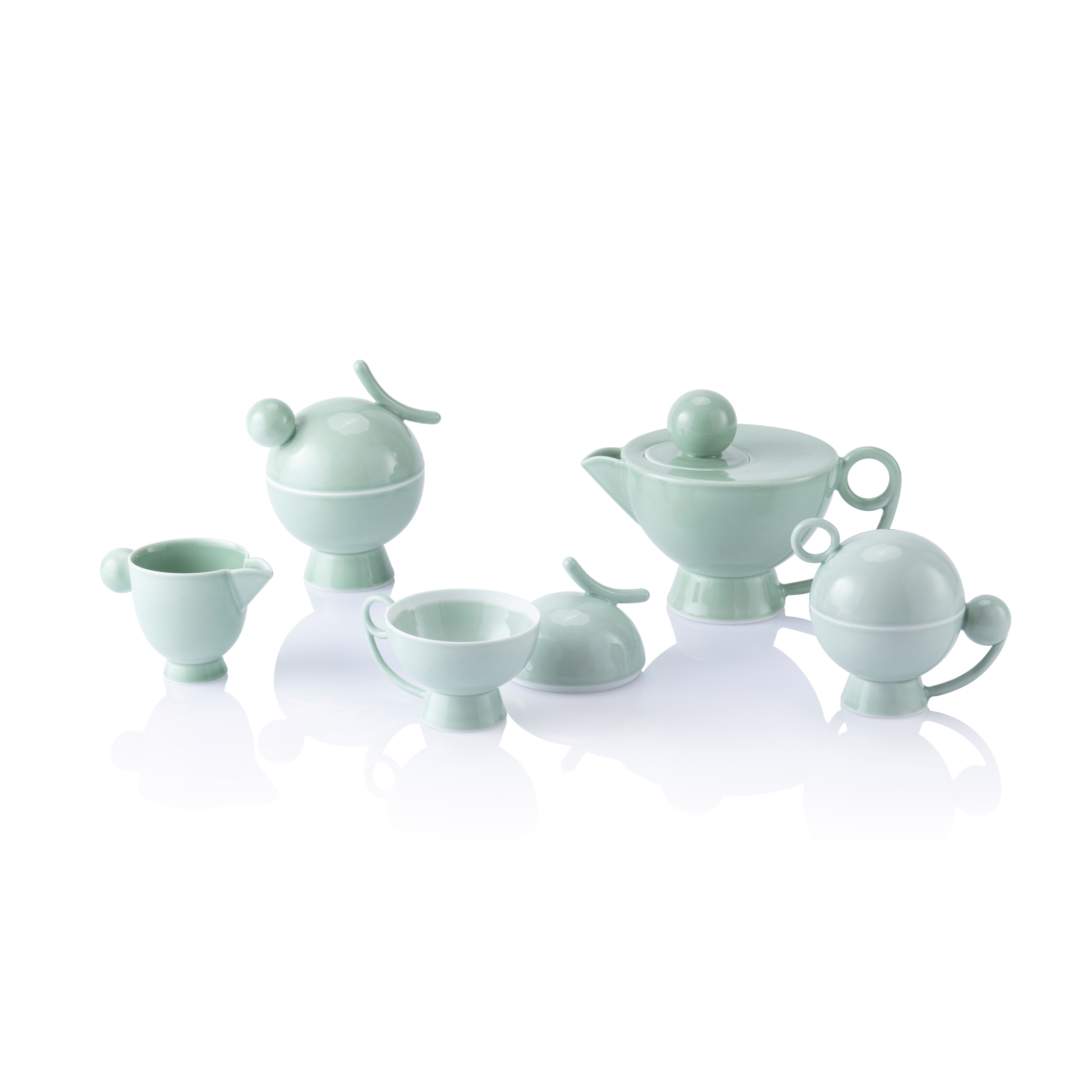 Vertoon produk EBEKI | Tea & Coffee Set | Green van vervaardiger Maison Dada