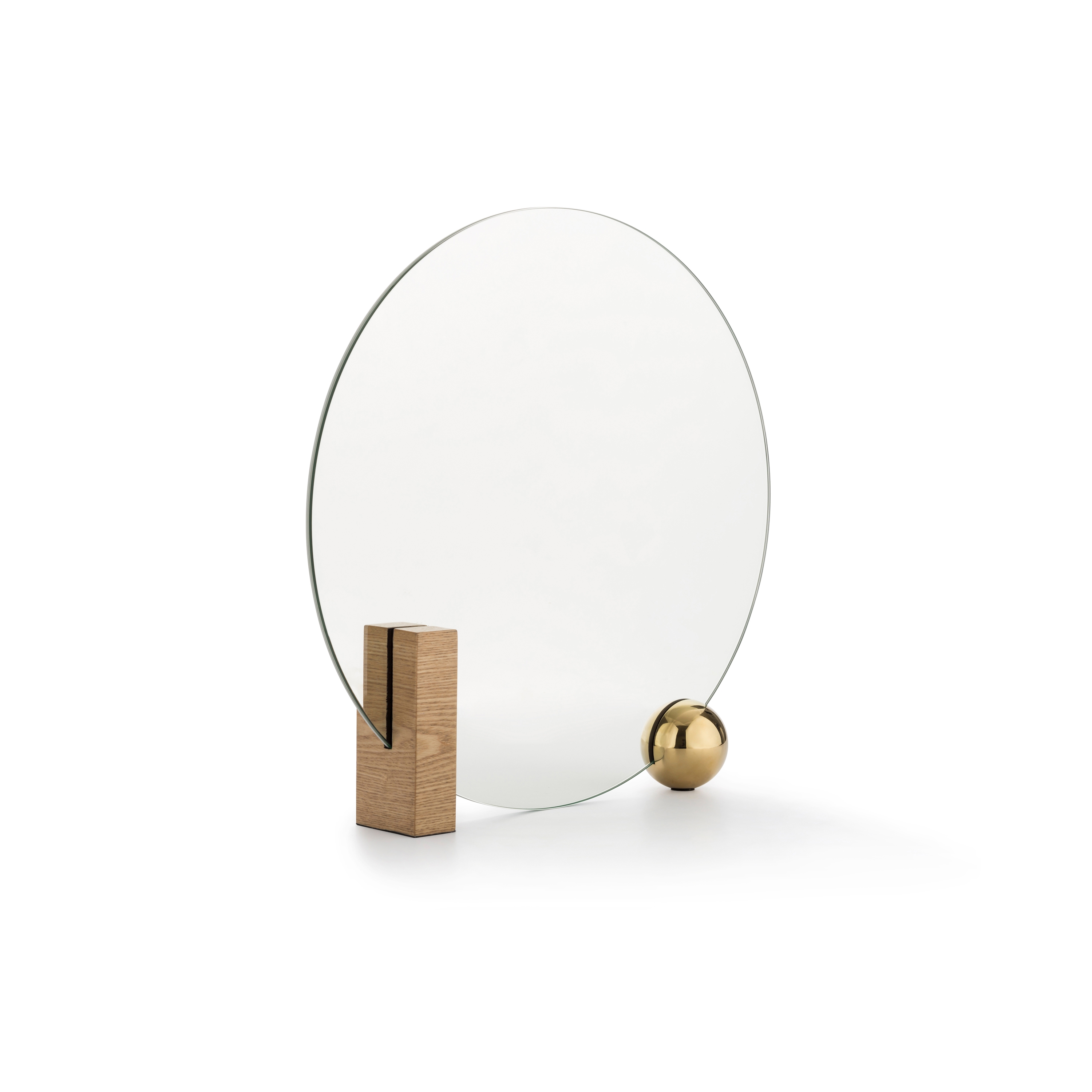 LOOKING FOR DORIAN | Table mirror | Natural wood