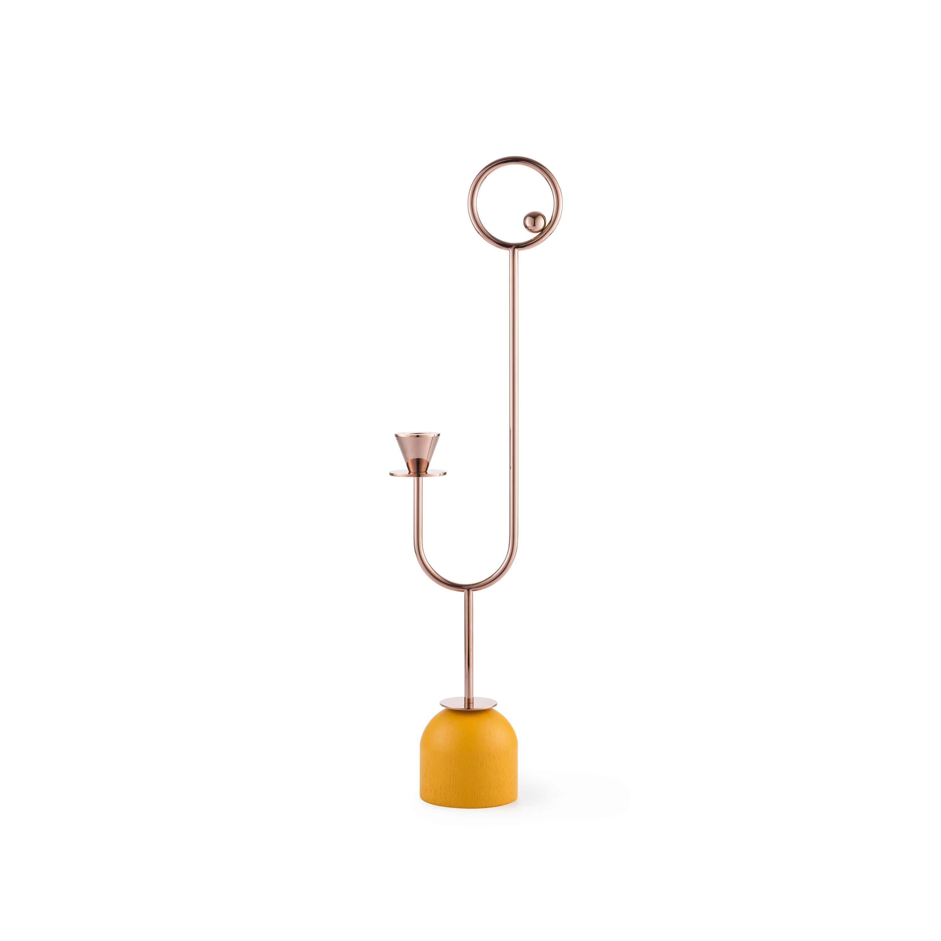 Vertoon produk PARIS MEMPHIS | Candle Holder N3 | Yellow van vervaardiger Maison Dada