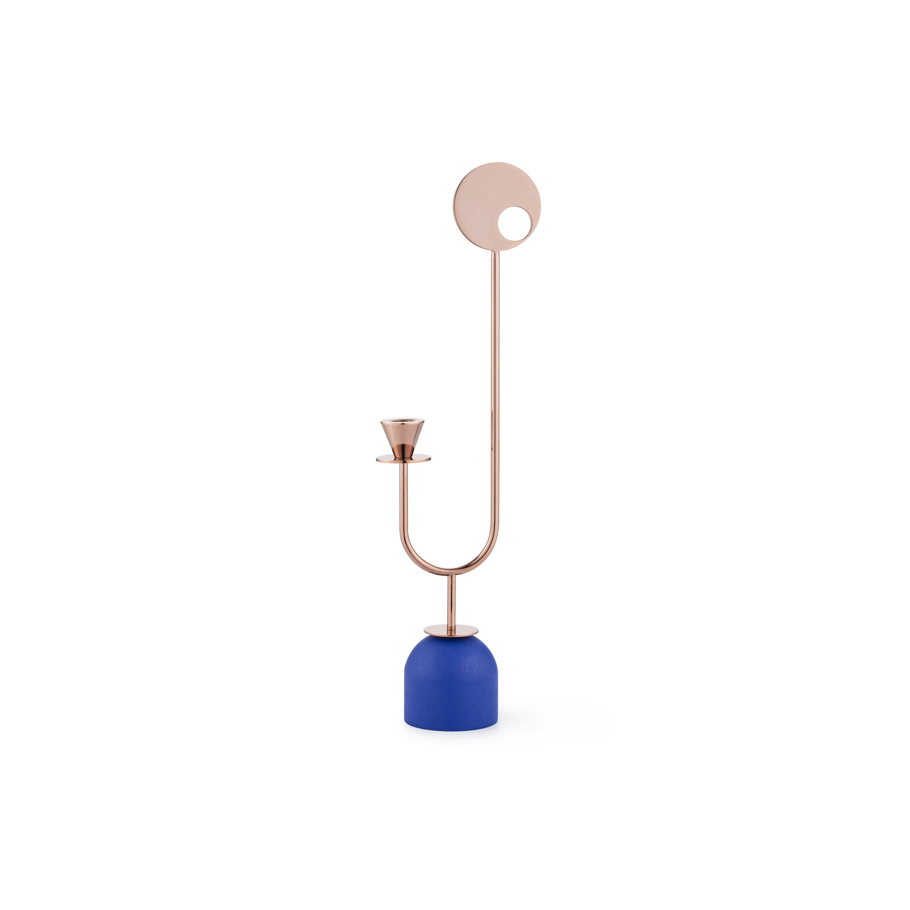 Vertoon produk PARIS MEMPHIS | Candle Holder N4 | Blue van vervaardiger Maison Dada