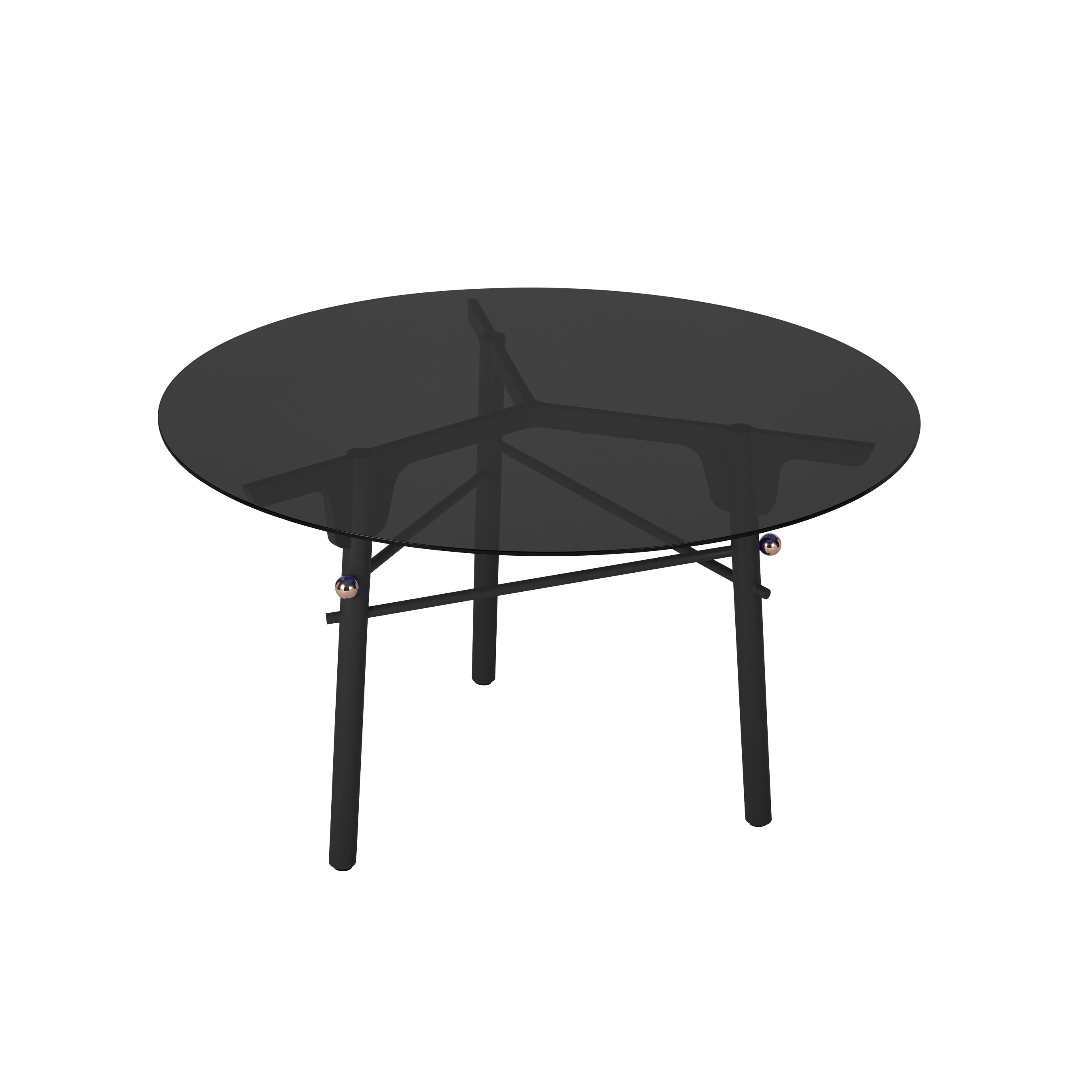 Afficher le produit PARIS MING | Round Dining Table | Black du fabricant Maison Dada
