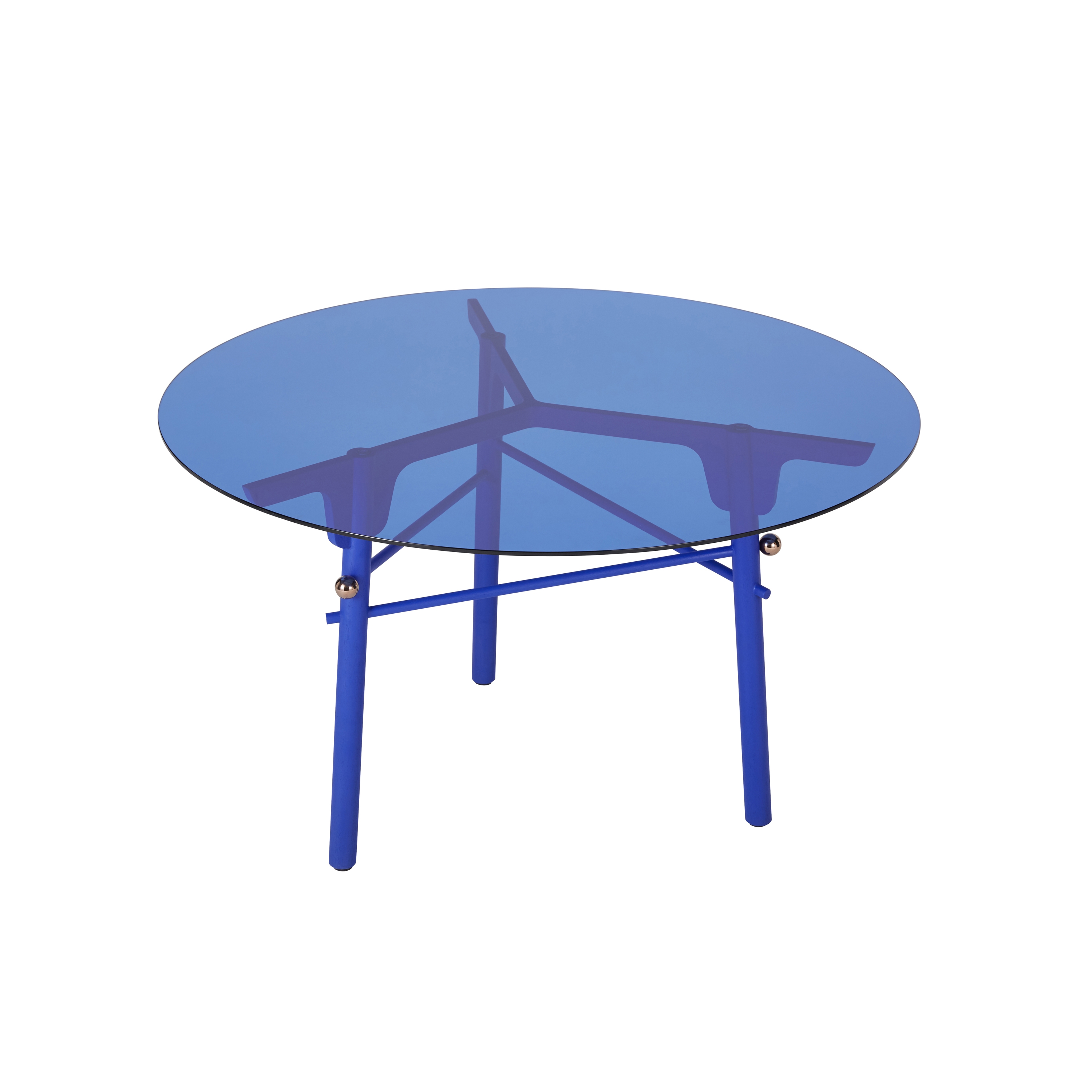 PARIS MING | Round Dining table | Blue Indigo