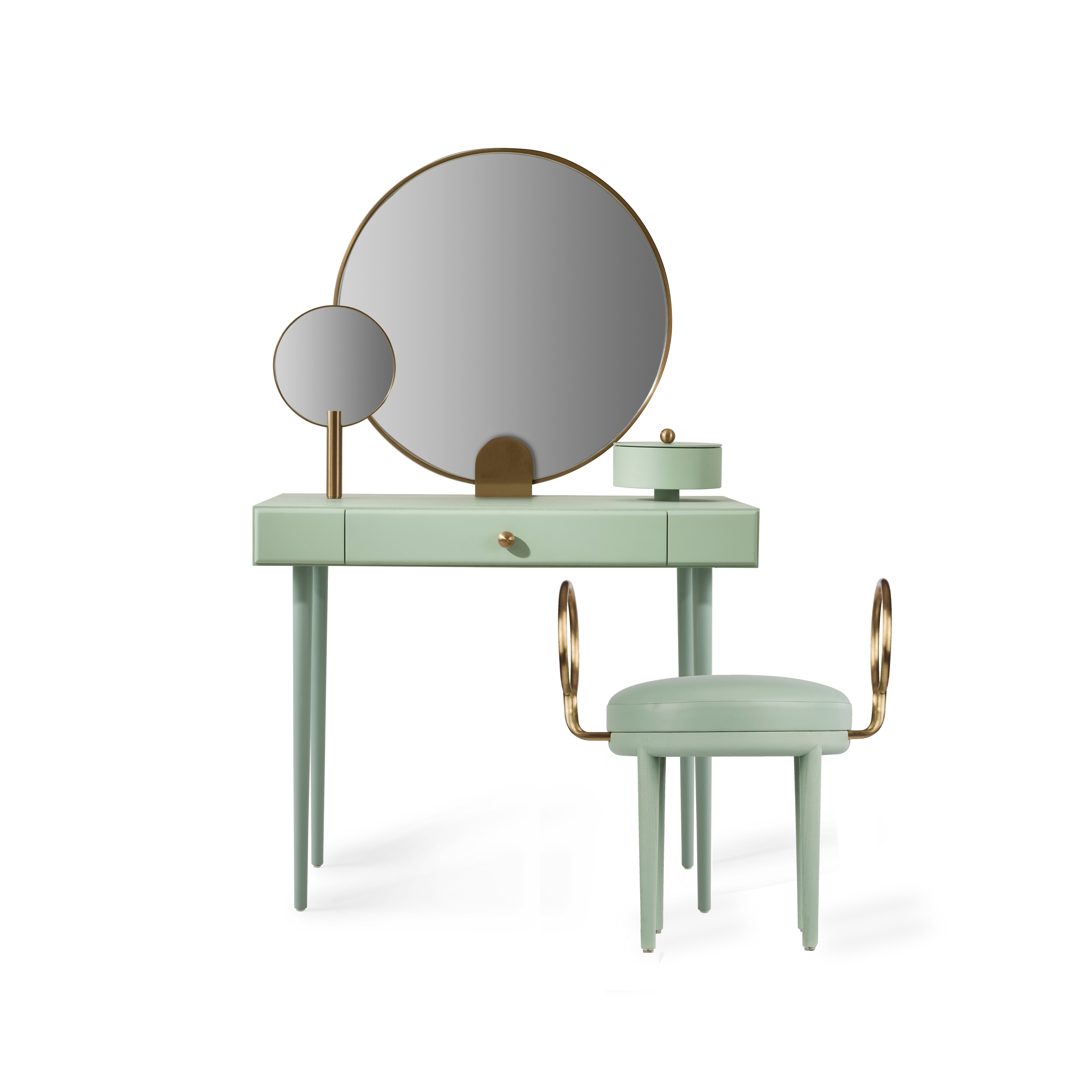 Produkt ROSE SELAVY | Vanity Desk and Stool | Green Celadon des Herstellers Maison Dada anzeigen