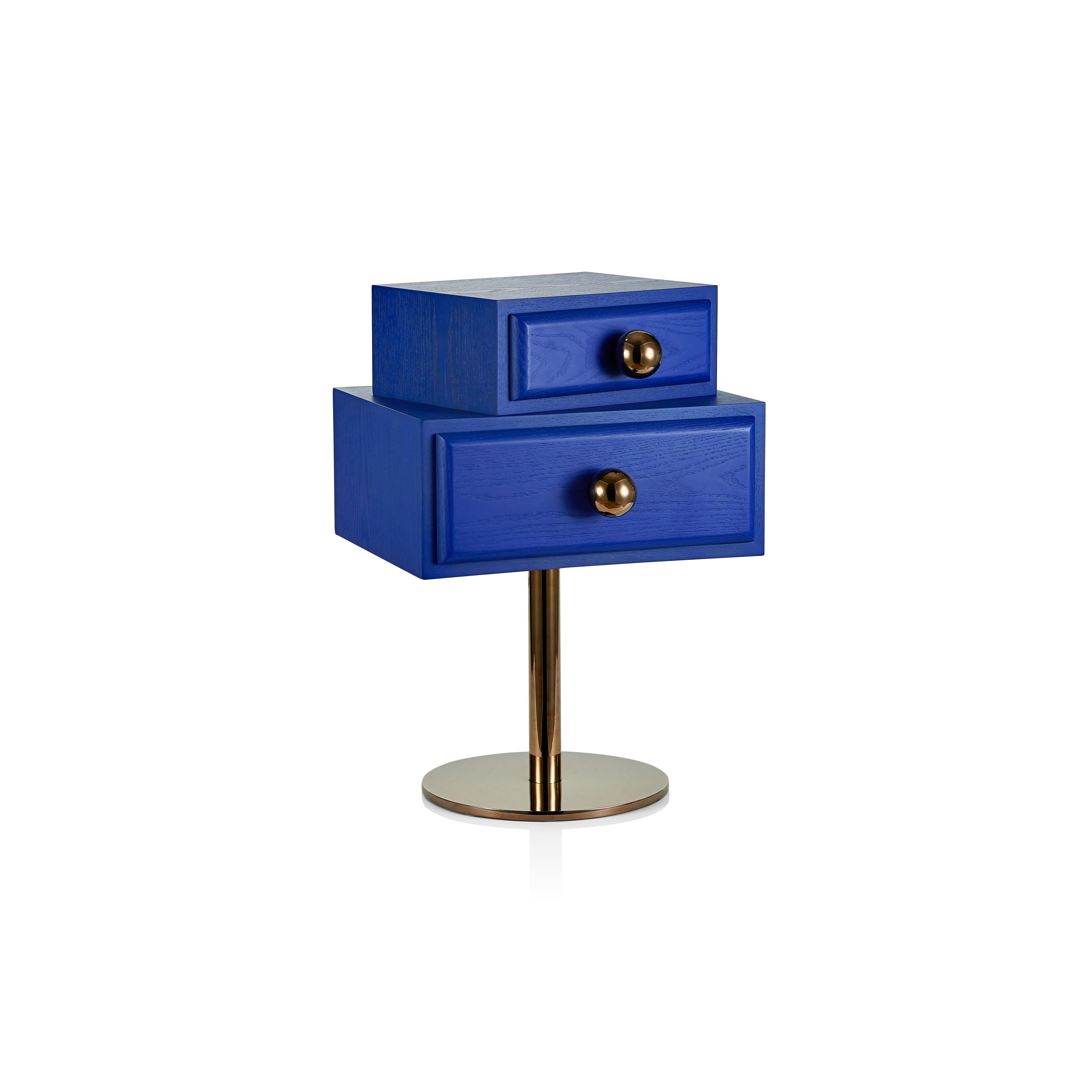 Vertoon produk STAND BY ME | Side Table | Blue Indigo van vervaardiger Maison Dada