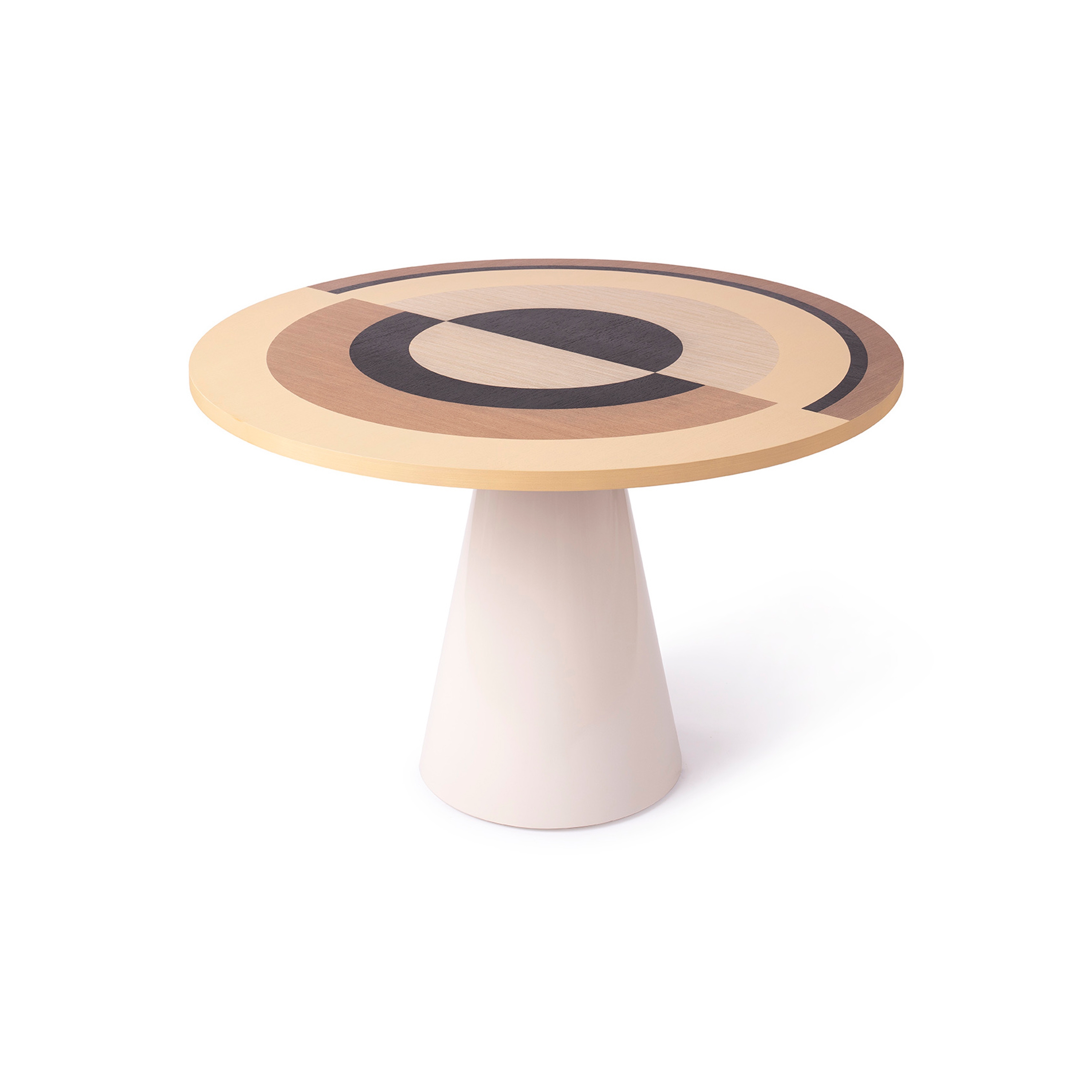 SONIA ET CAETERA | Dining Table One Circle | Marquetry