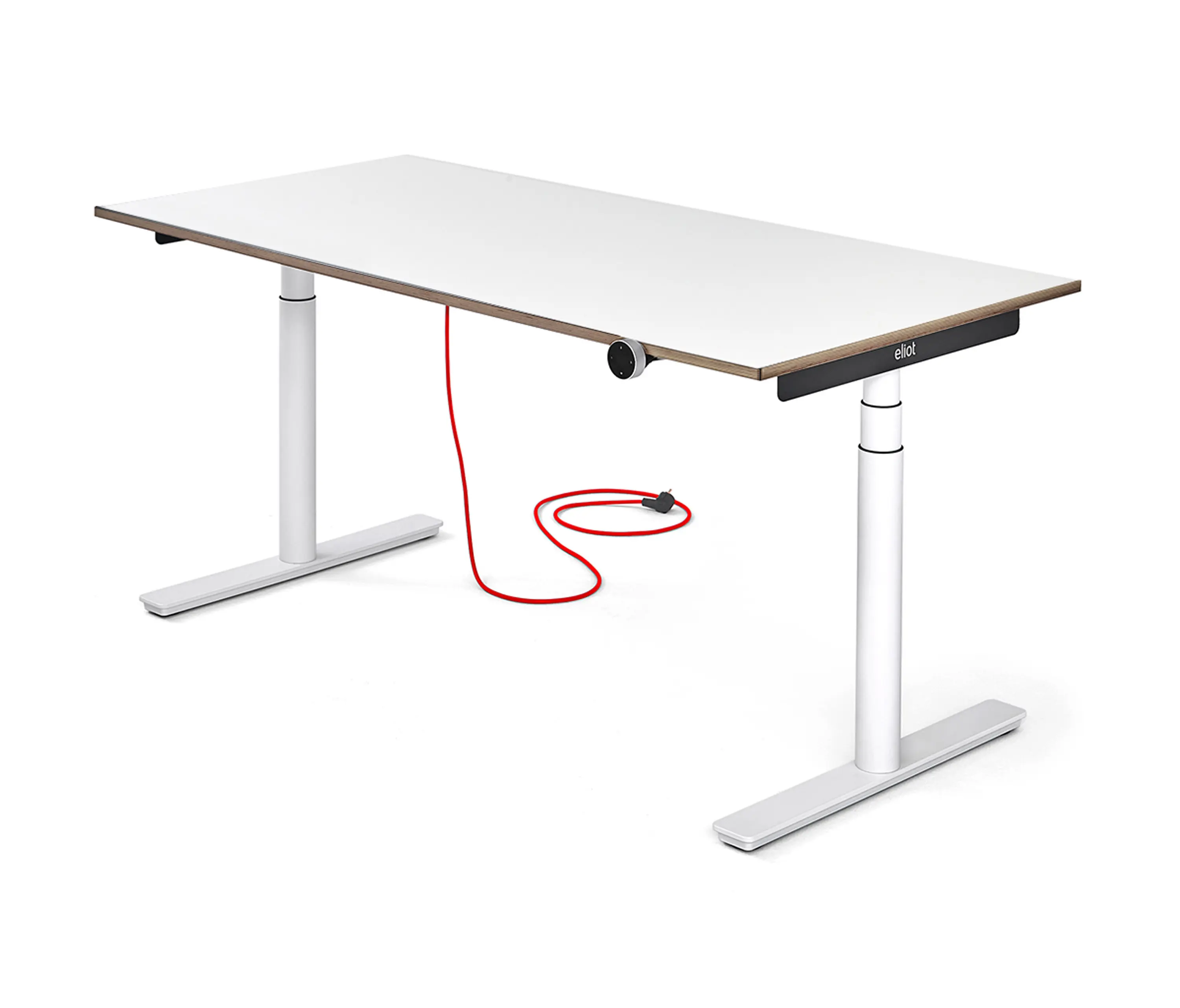 Smartfurniture - Eliot Original White with tabletop Multiplex Fenix Bianco