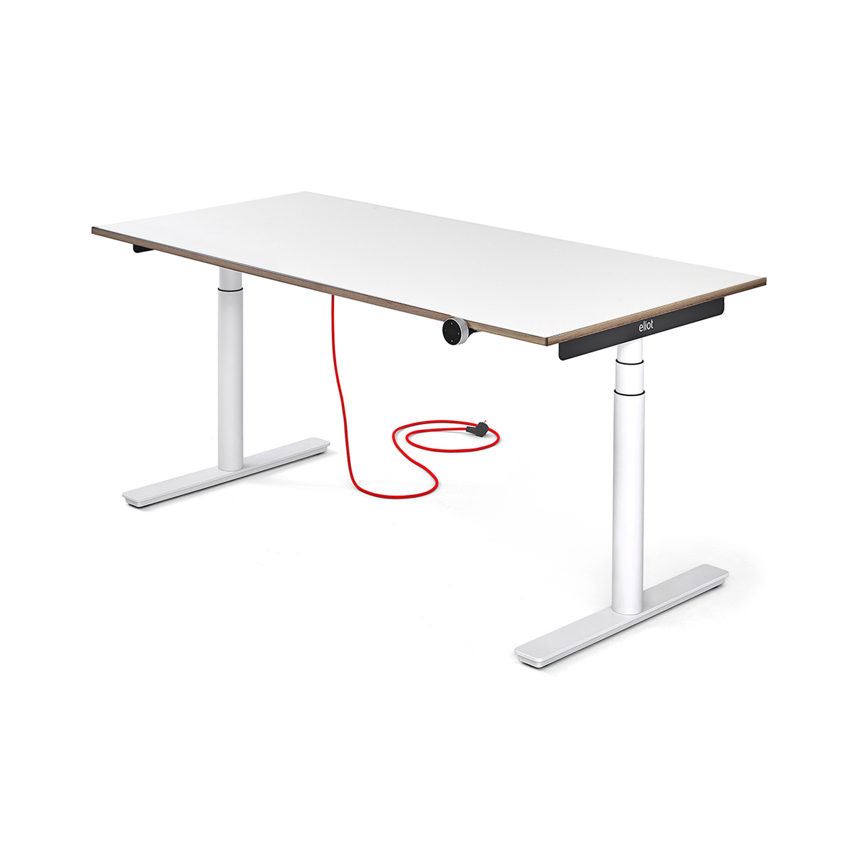 Produkt Eliot Original White mit Tischplatte Multiplex Fenix Bianco des Herstellers Smartfurniture anzeigen