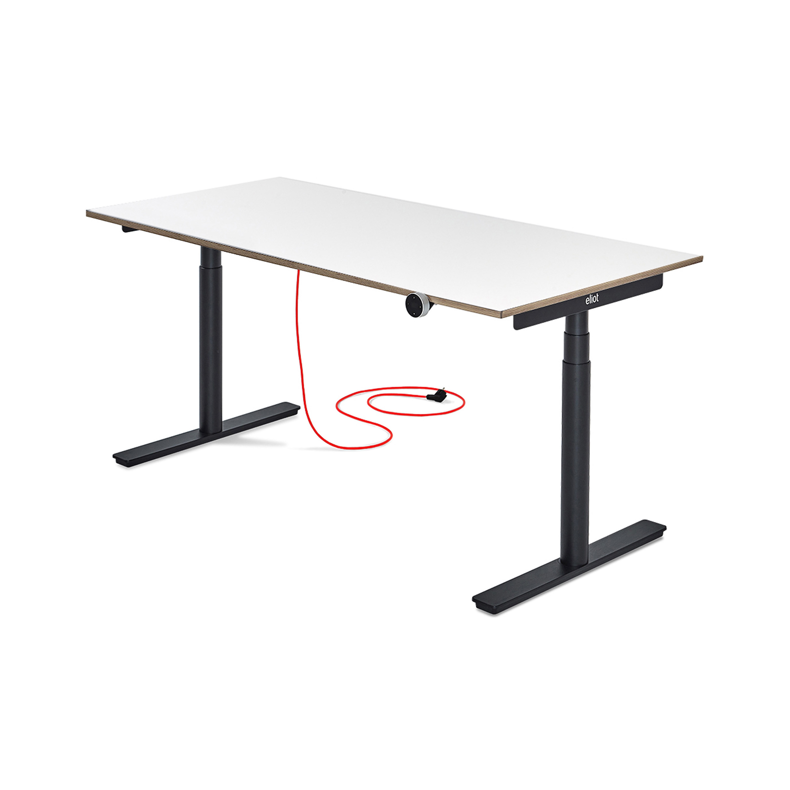 Eliot Original Black with tabletop Multiplex Fenix Bianco