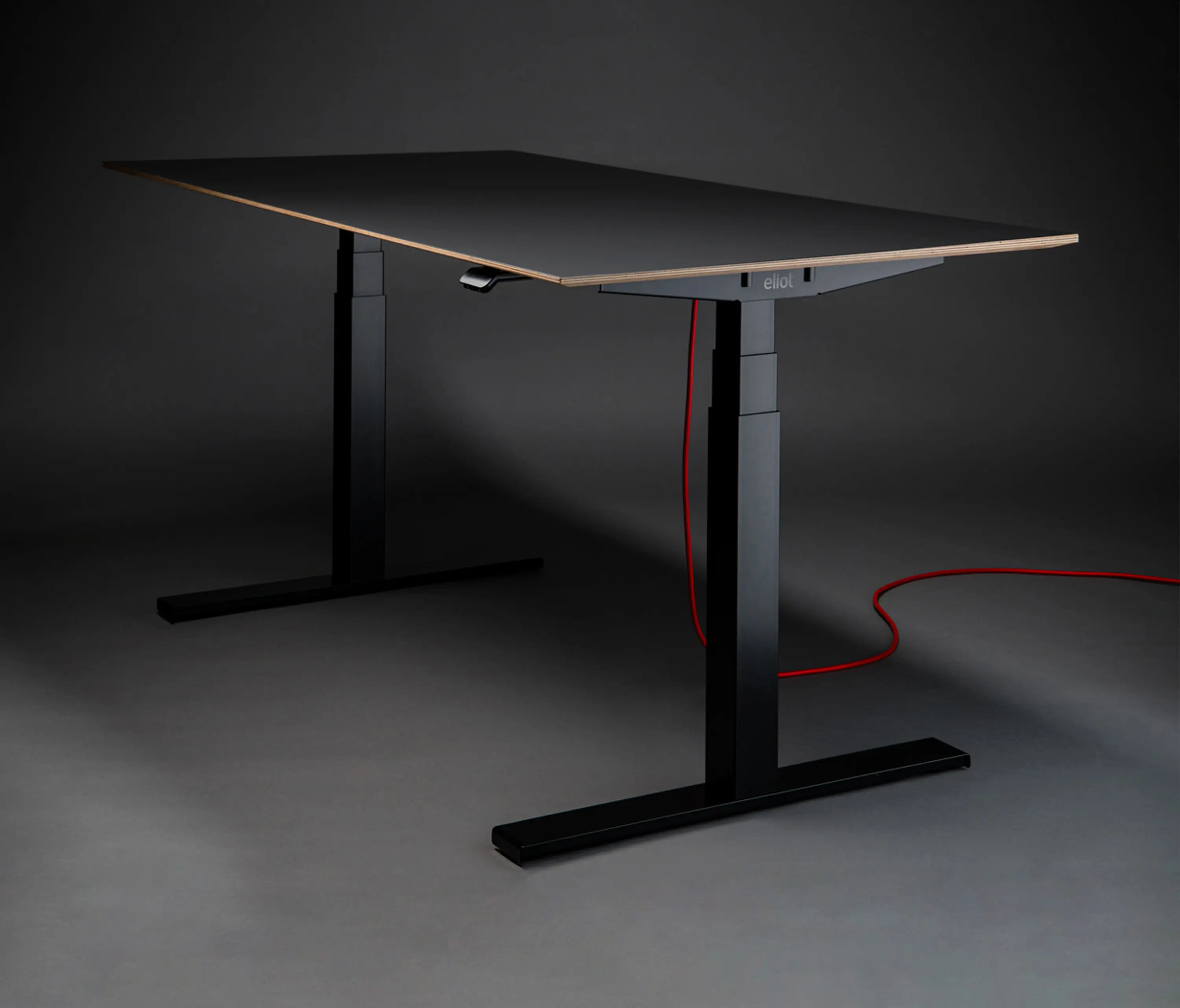 Smartfurniture - Eliot Lock Black with tabletop Multiplex Fenix Nero