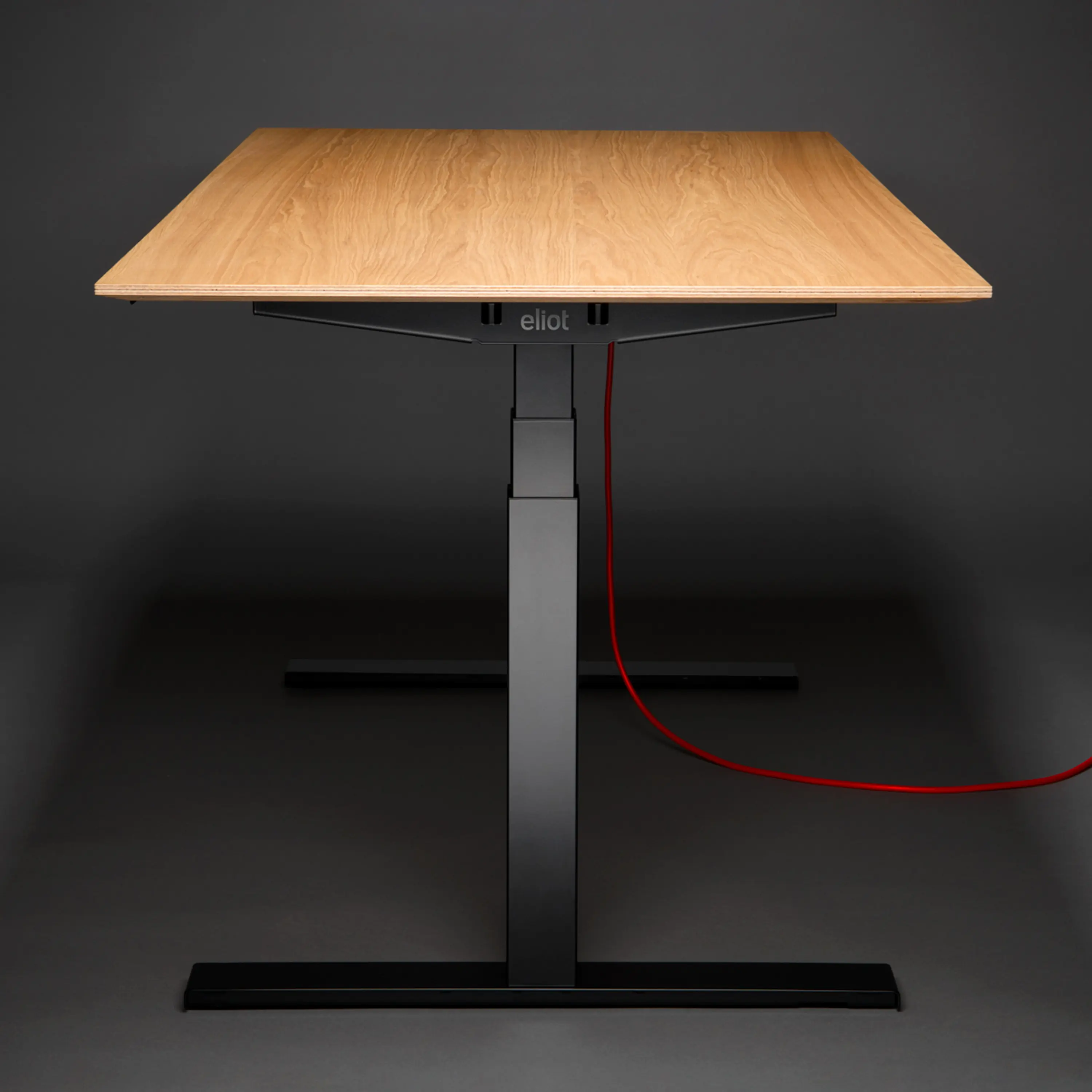 Smartfurniture - Eliot Lock Black with tabletop Oak Multiplex