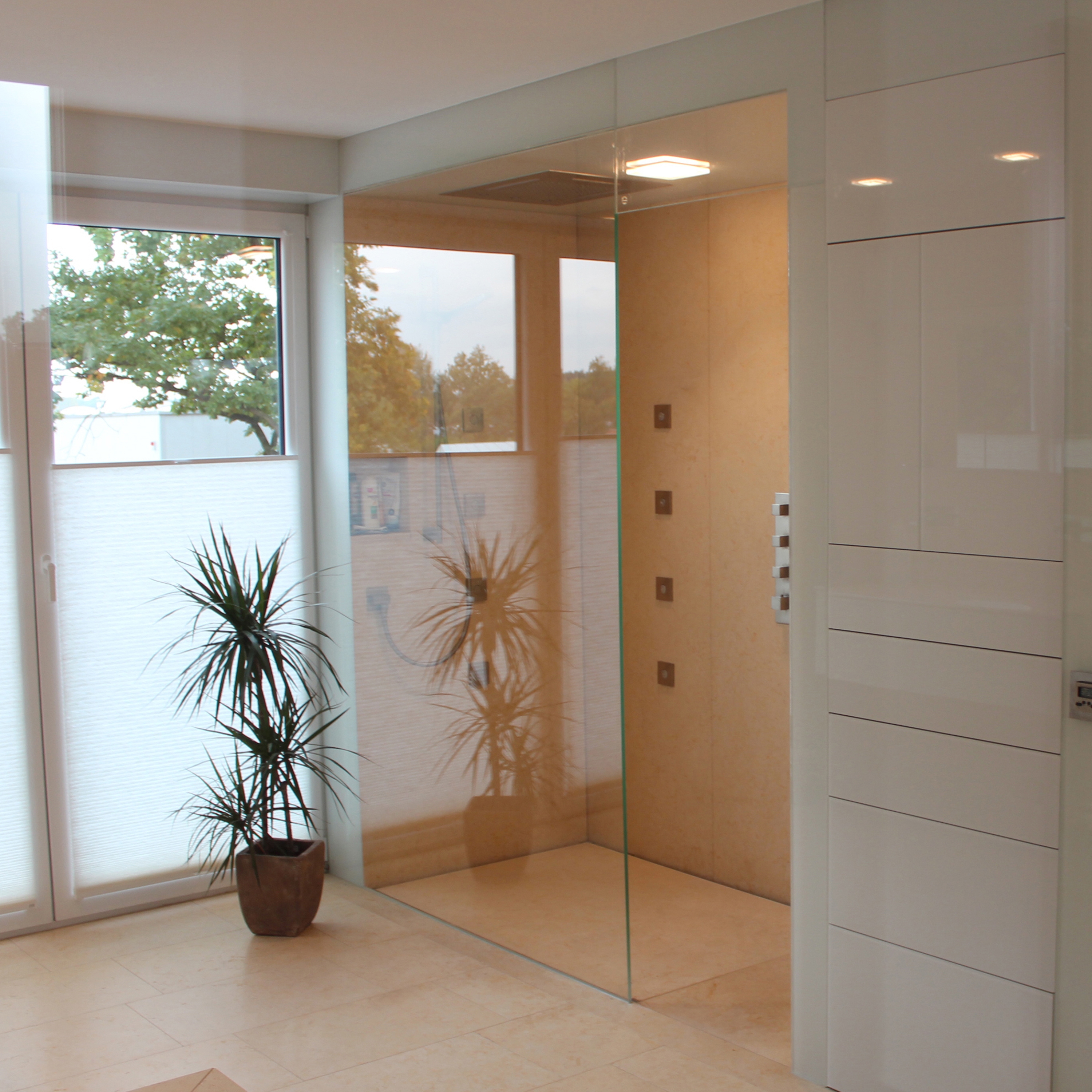 Mostra il prodotto Walk-In Dusche Über Eck del produttore glasprofi24