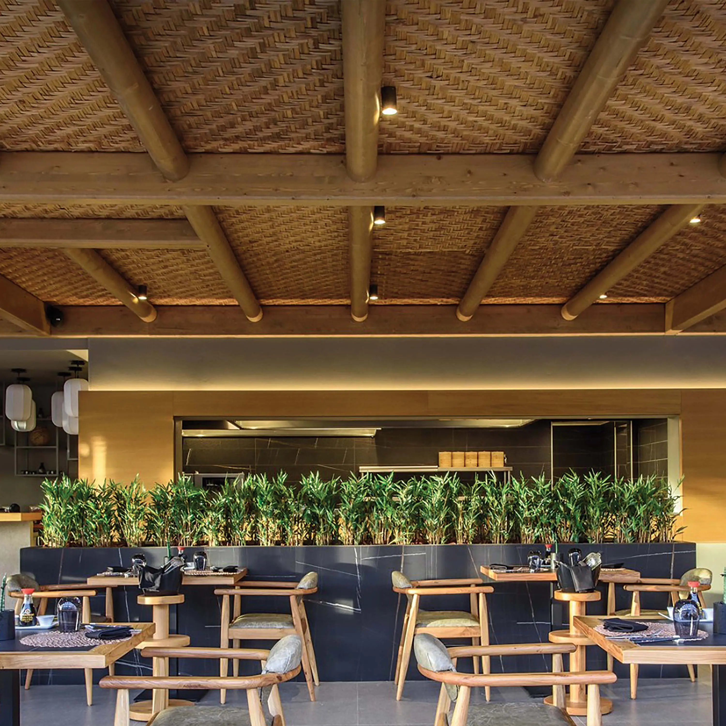 Caneplexus - Handwoven panels | Willow peeled