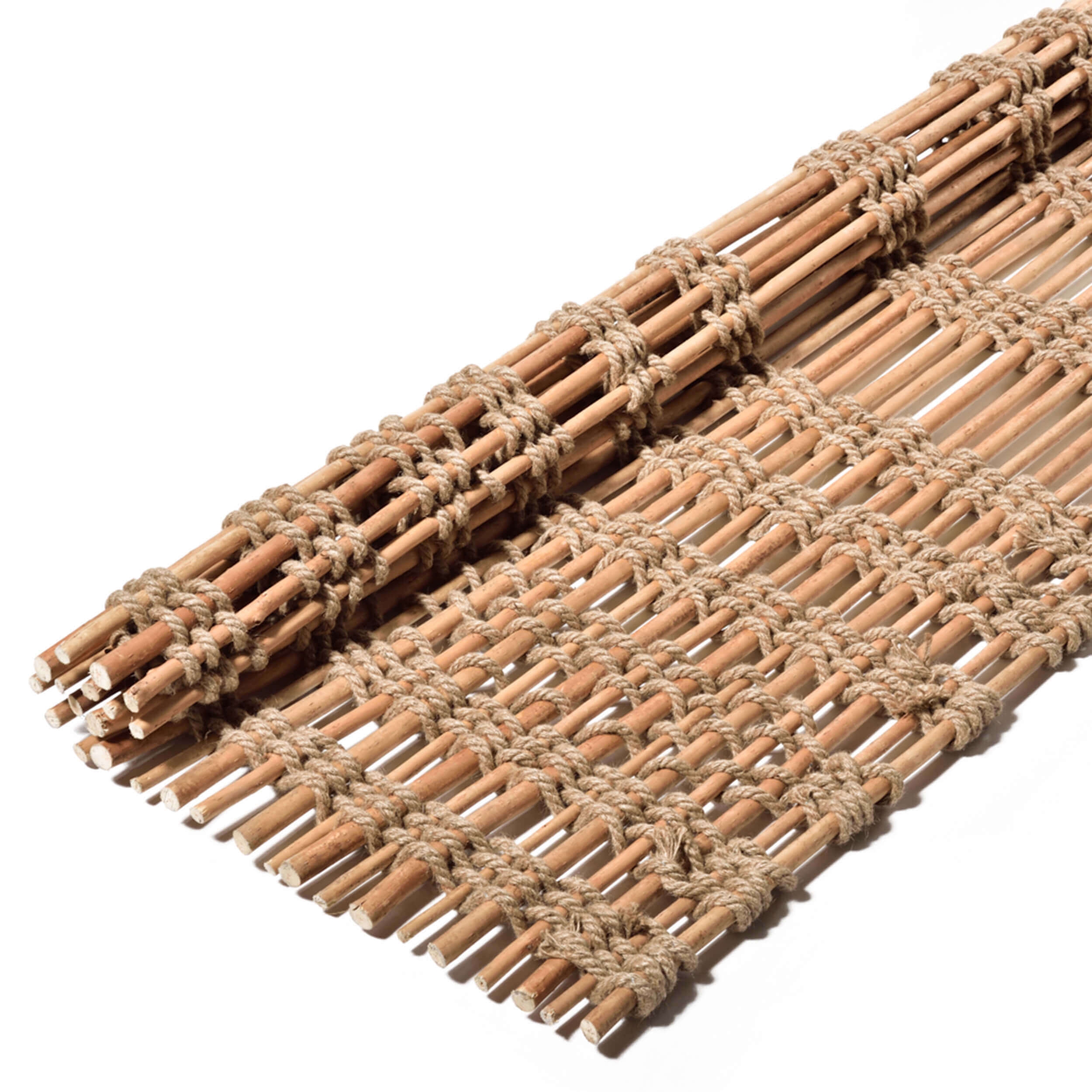 Mostrar el producto Handwoven panels | Willow peeled with Jute rope del fabricante Caneplexus