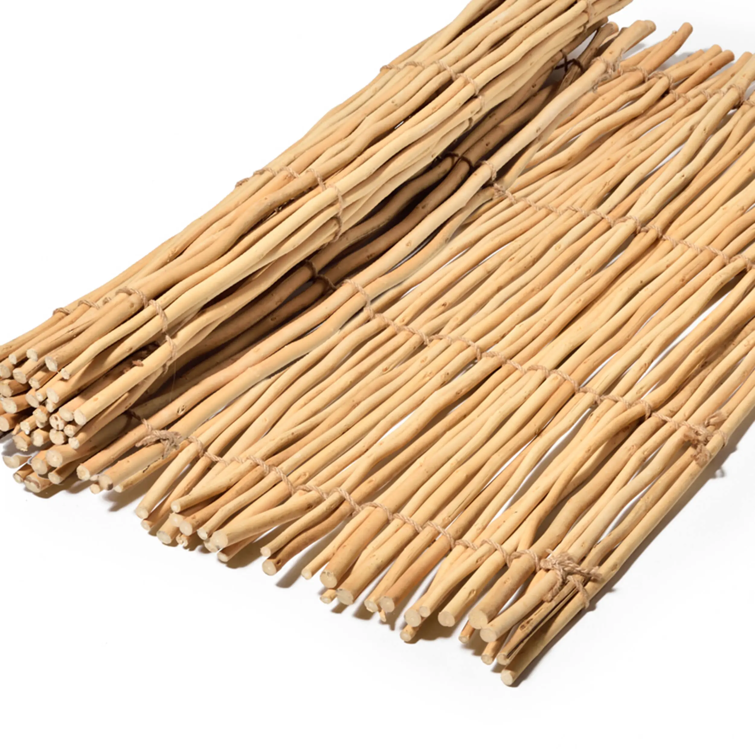 Caneplexus - Natural and peeled willow | Willow peeled 12-18 mm with Jute rope
