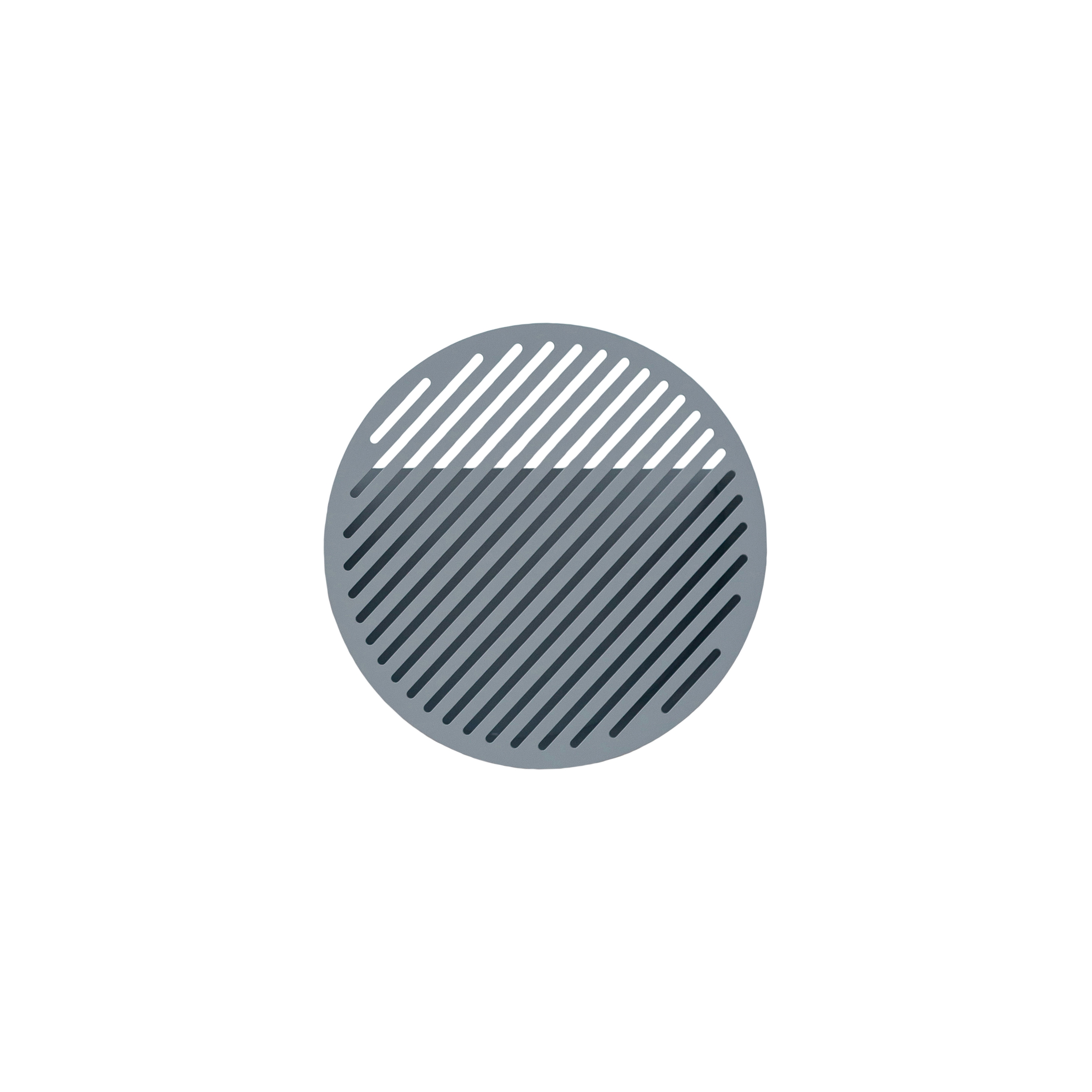 Diagonal Wall Basket Medium Grey