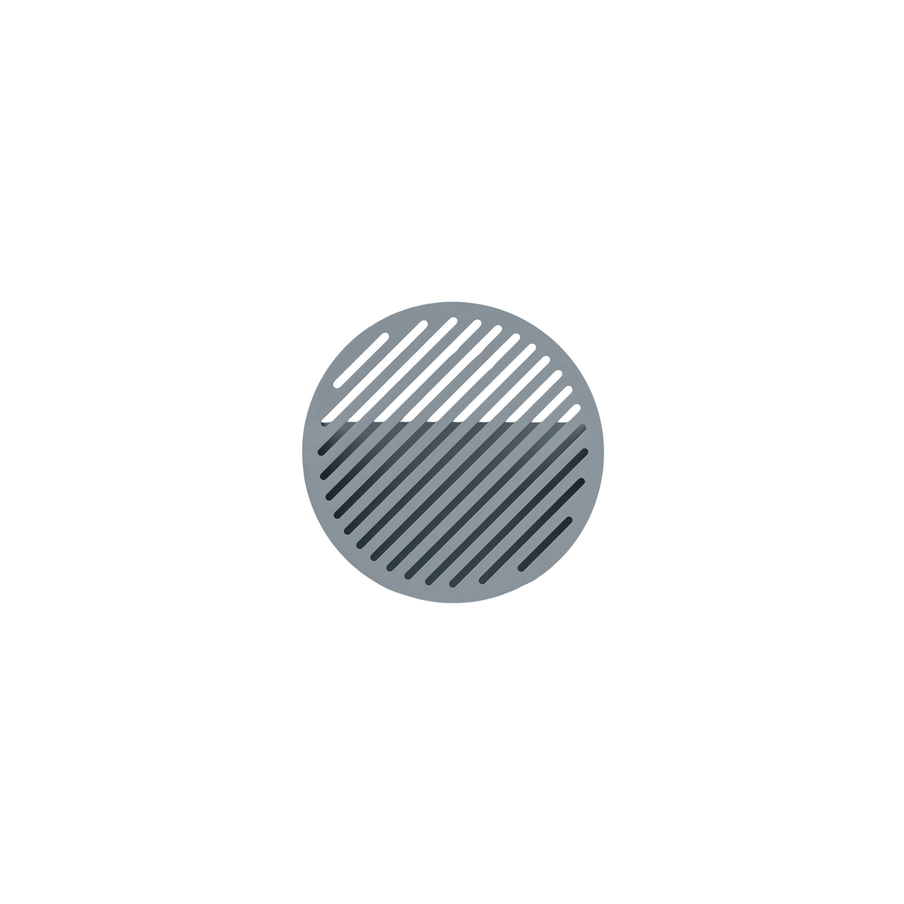 Diagonal Wall Basket Small Grey