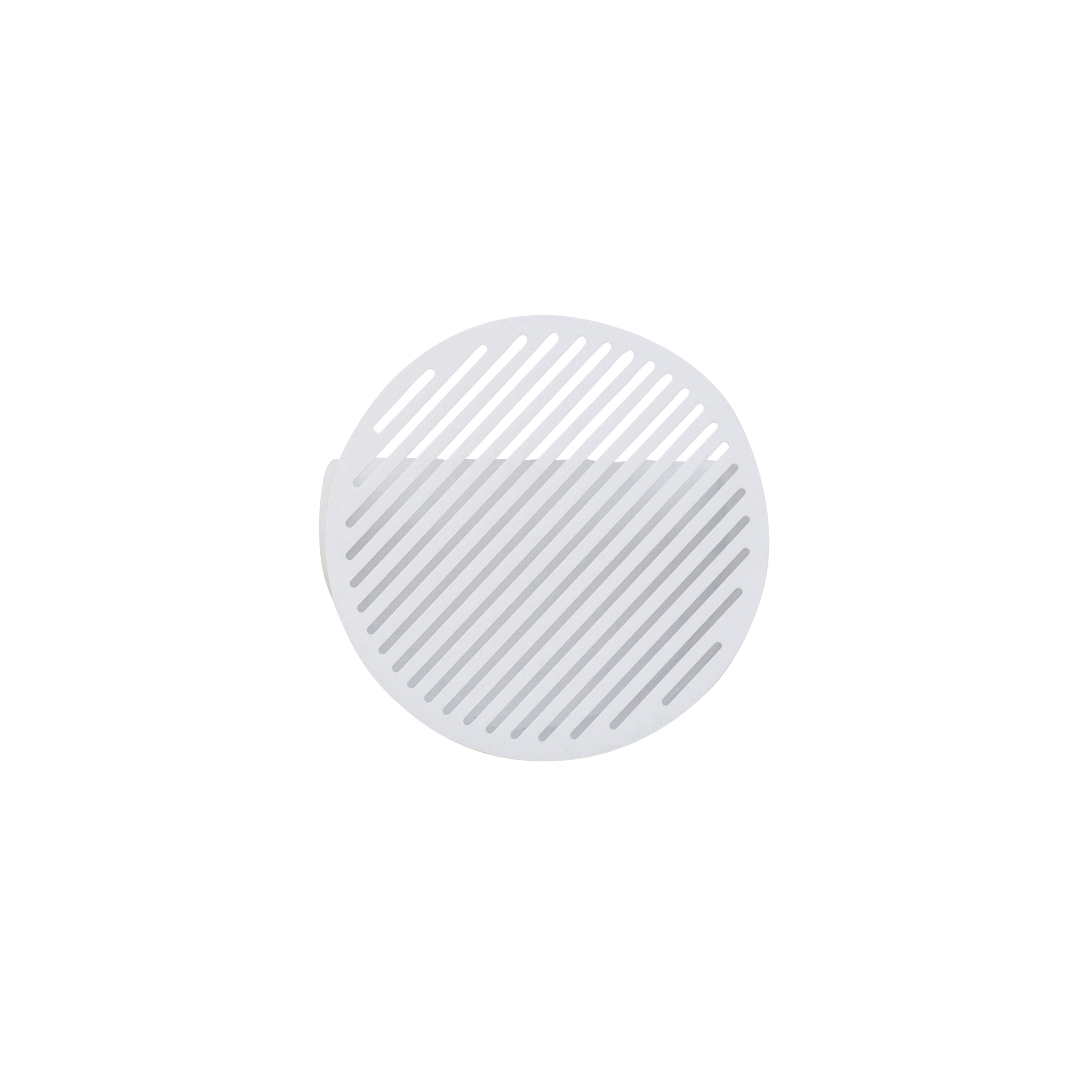 Diagonal Wall Basket Medium White