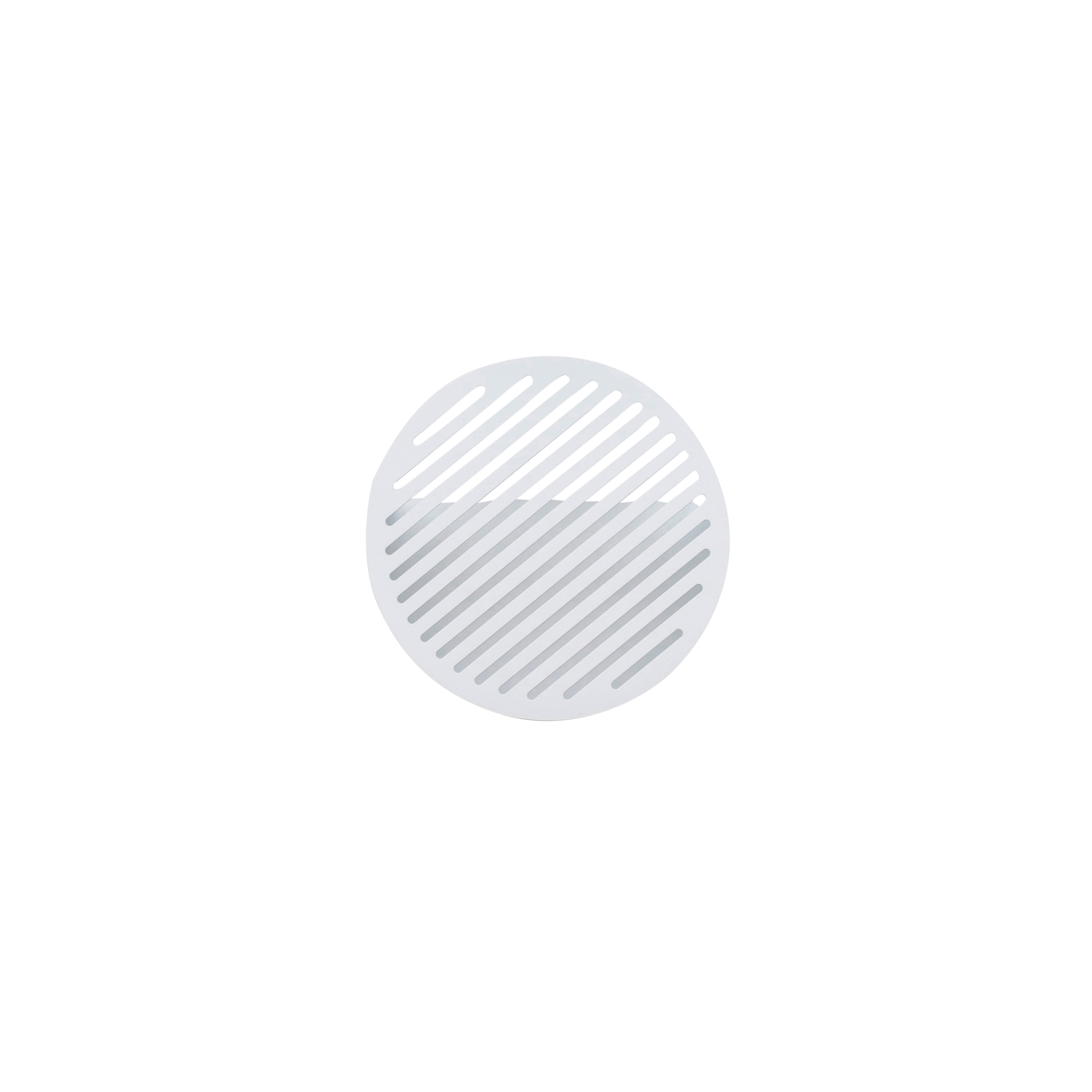 Diagonal Wall Basket Small White