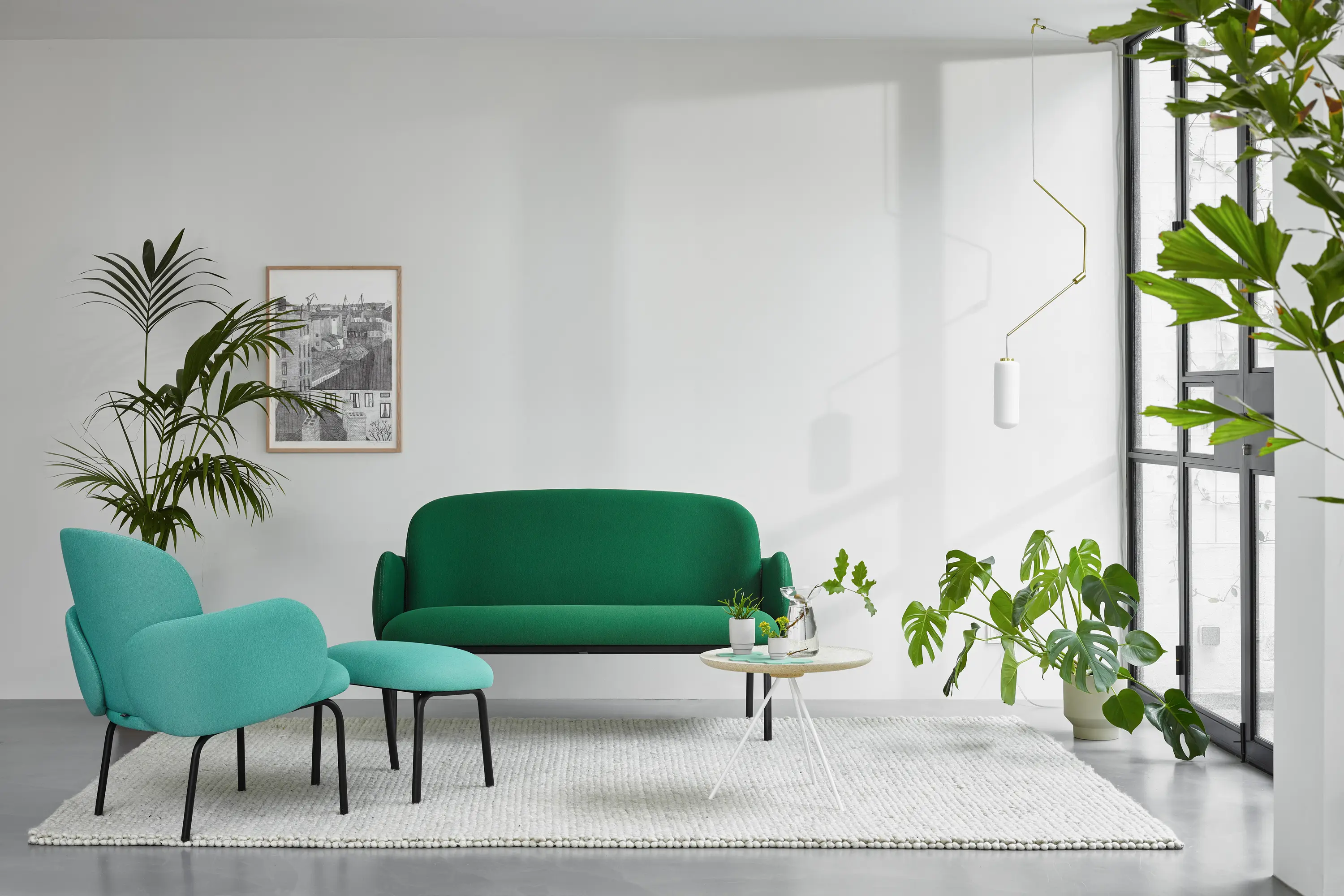 PUIK - Dost Sofa Wood Pink