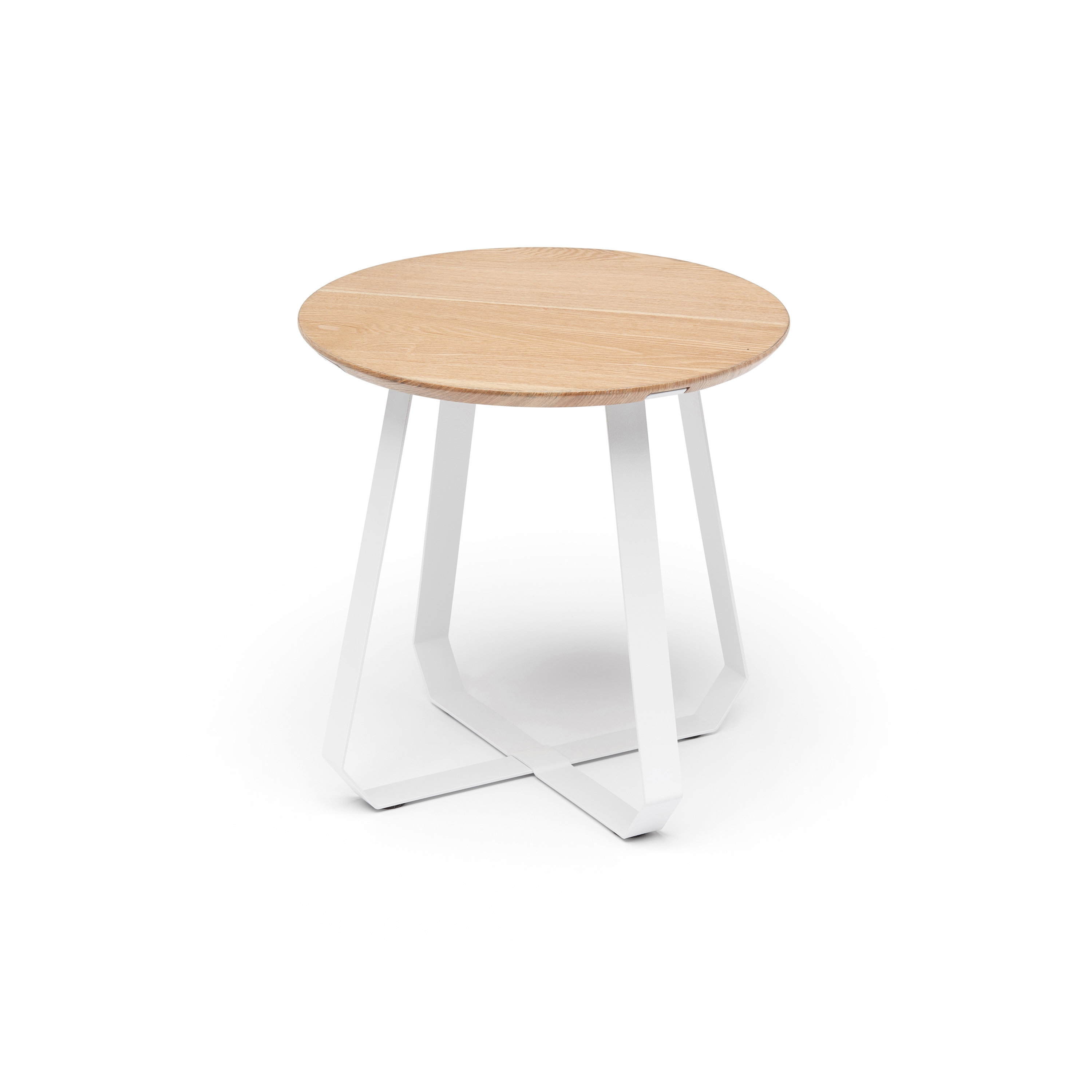 Shunan Sidetable White-Natural