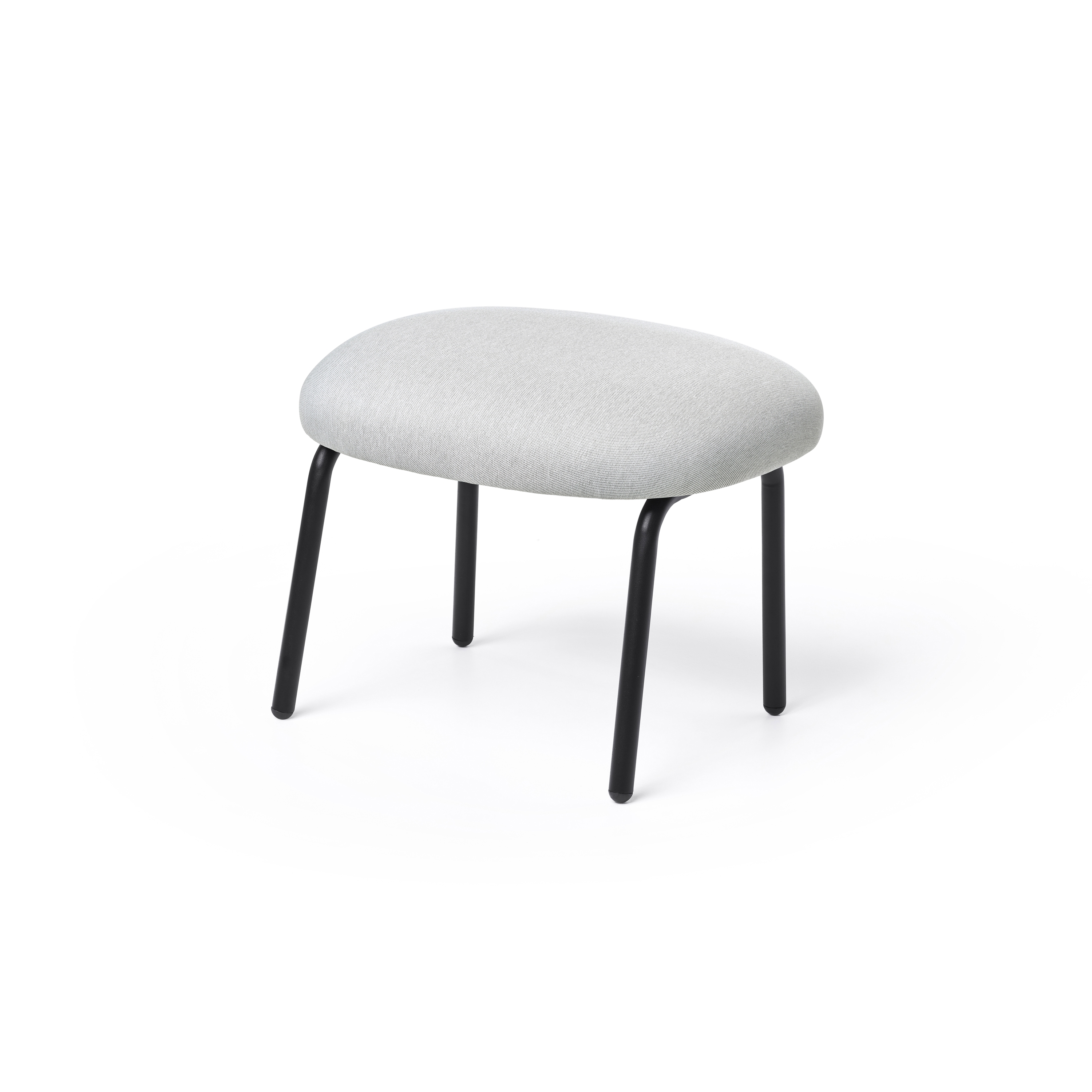 Dost Footstool Steel Lightgrey