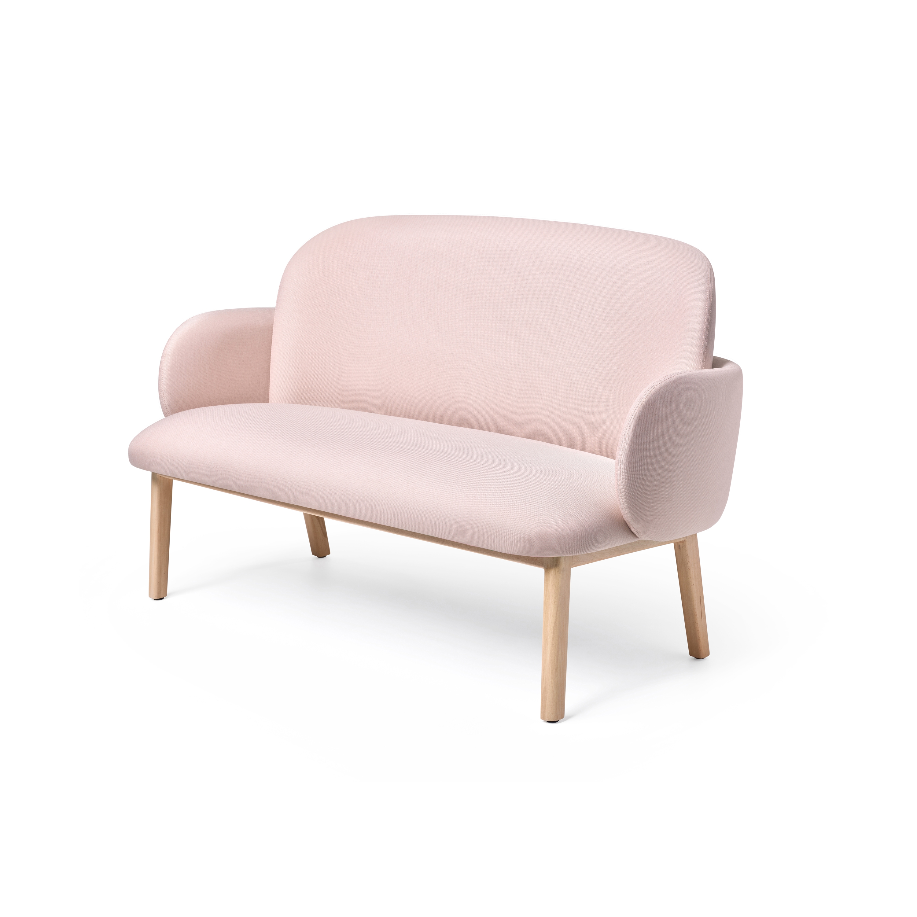 Dost Sofa Wood Pink